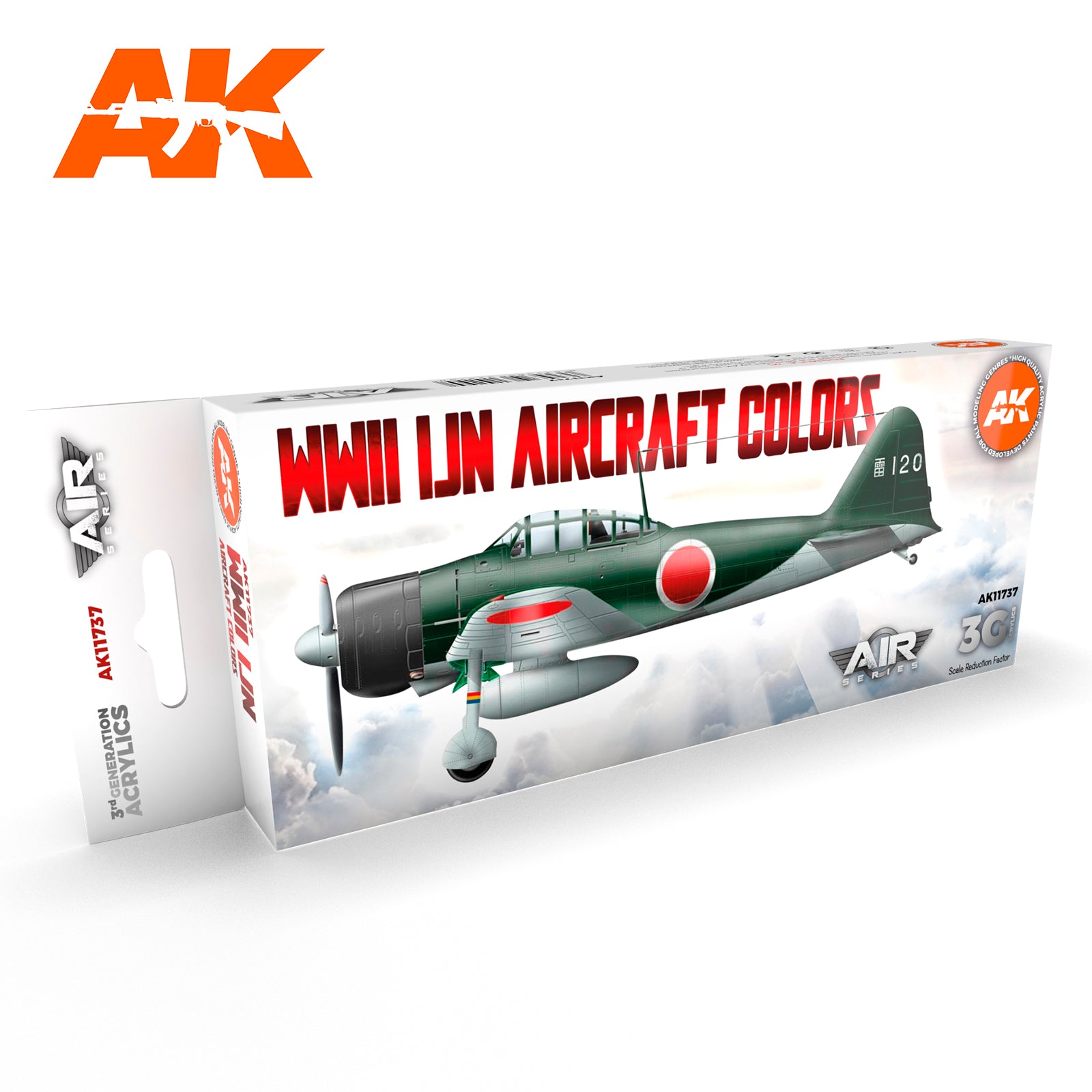 AK Interactive 3G Air - WWII IJN Aircraft Colors SET | 8435568314290