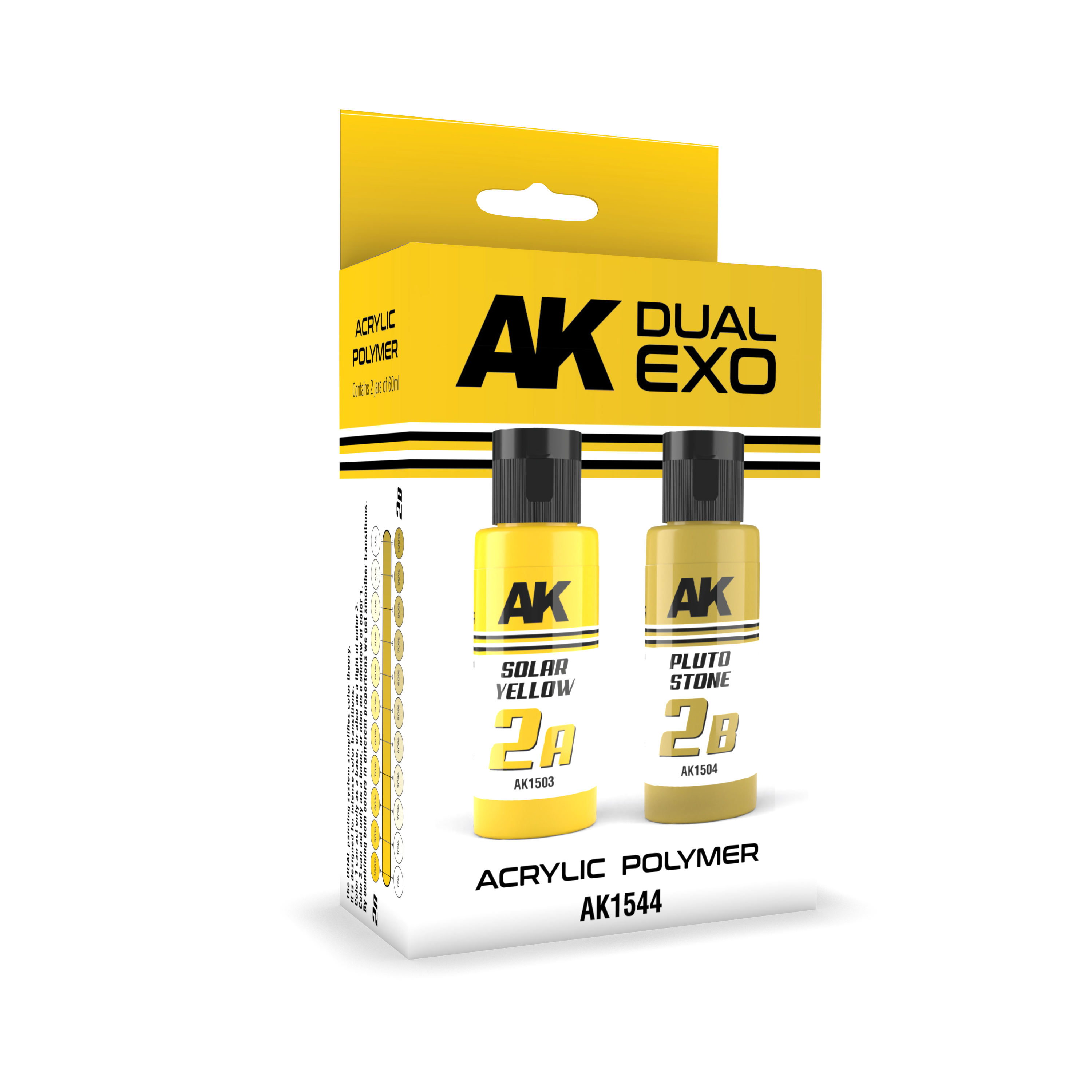 Ak Interactive Solar Yellow & Pluto Stone Dual Exo Paint Set | 8435568327788