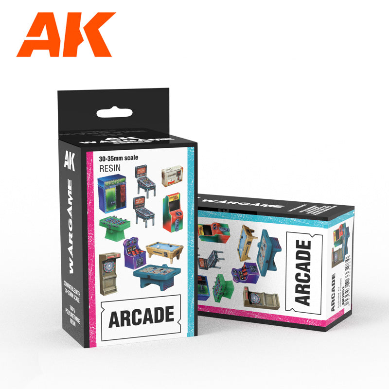 AK Interactive Arcade Wargame Set 100% Polyurethane Resin Compatible With 30-35MM Scale | 8435568333284