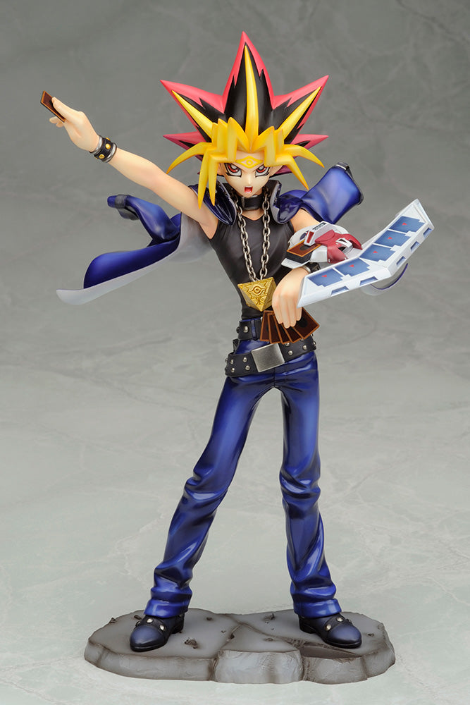 Kotobukiya 1/7 YU-GI-OH Series ARTFX J Yami Yugi -Duel with Destiny, Pre-Painted PVC Statue | 4934054036233