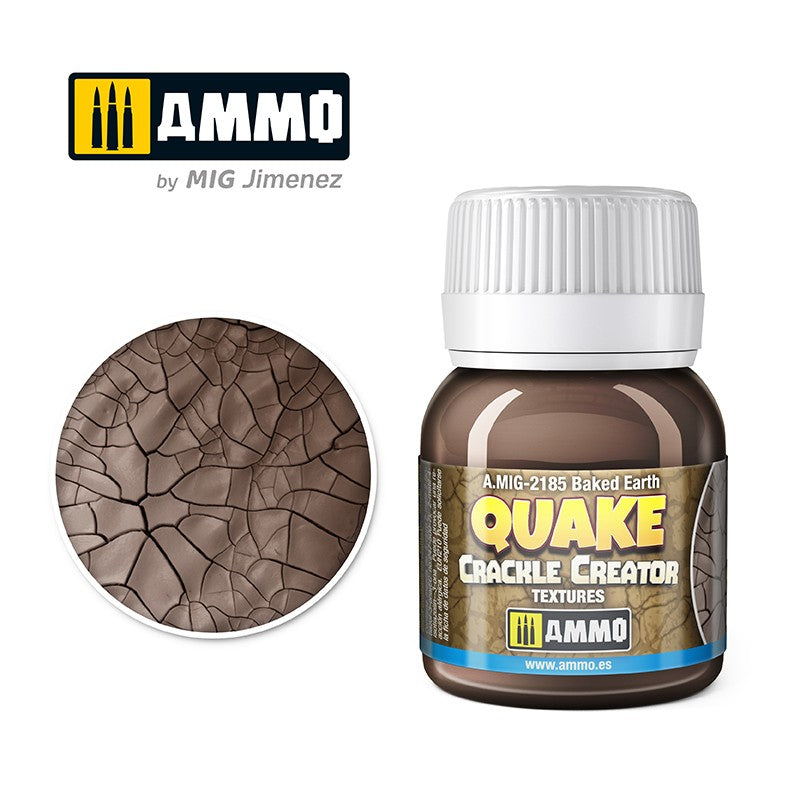 Ammo Mig Quake Crackle Creator Textures - Baked Earth | 8432074021858