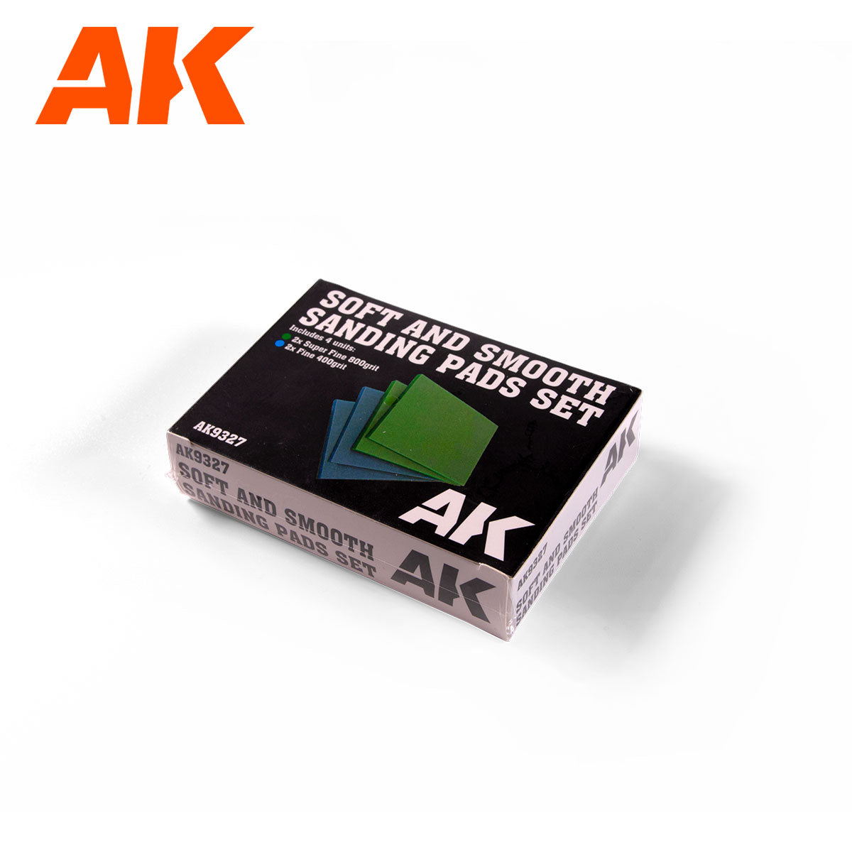 AK Interactive Soft and Smooth Sponge Sandpaper SET 4 units | 8435568333536