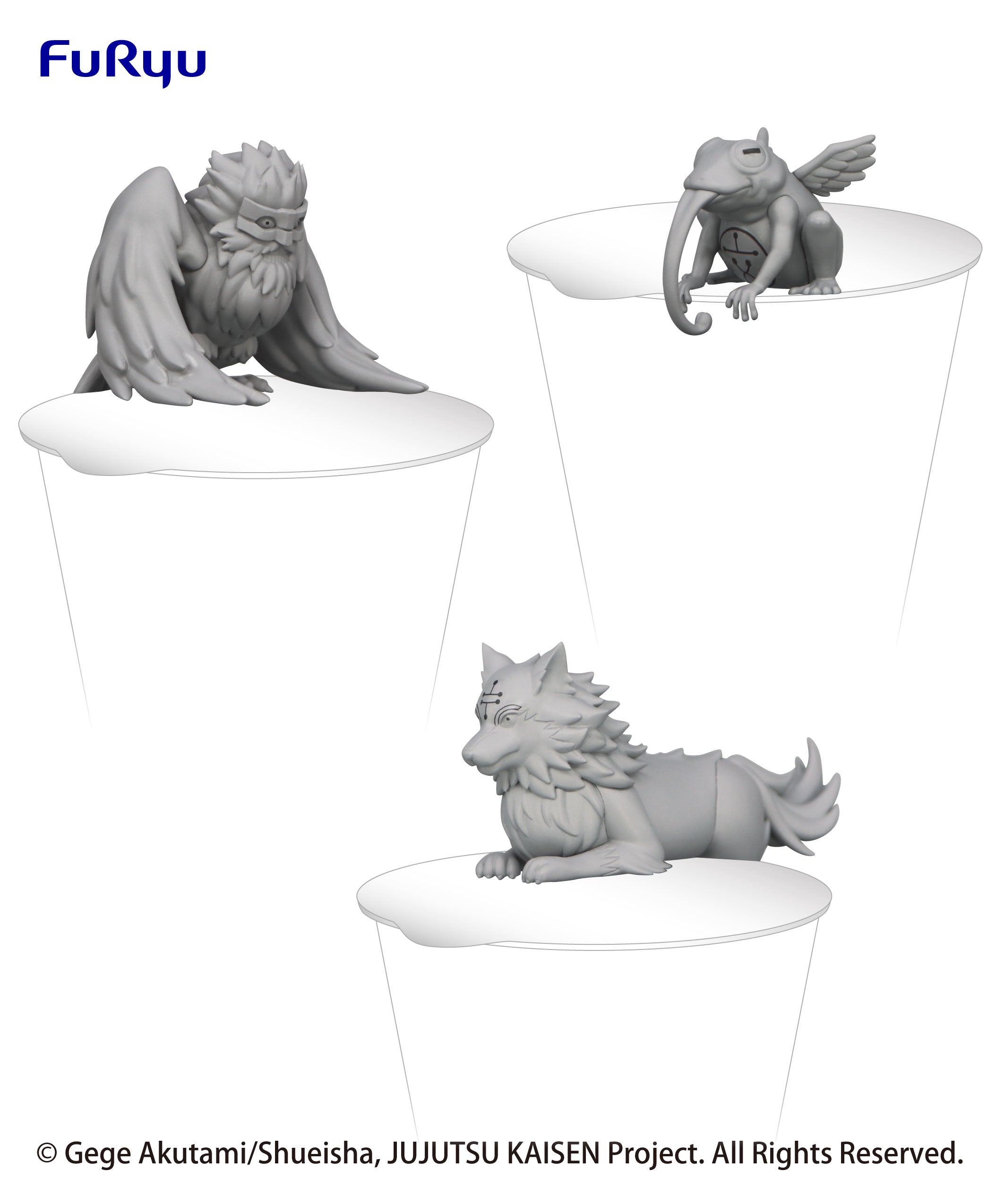 Jujutsu Kaisen Series Noodle Stopper Figure Puchi Set | 4580736400207