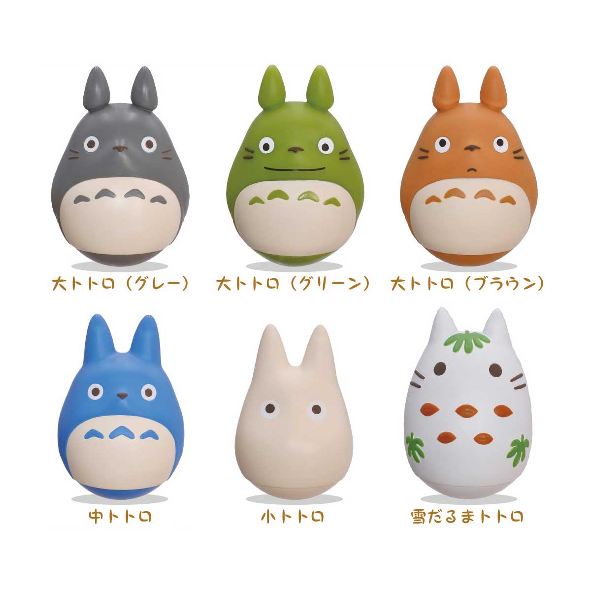Ensky Totoro Wobbling and Tilting Figure Collection "My Neighbor Totoro" | 4970381495633