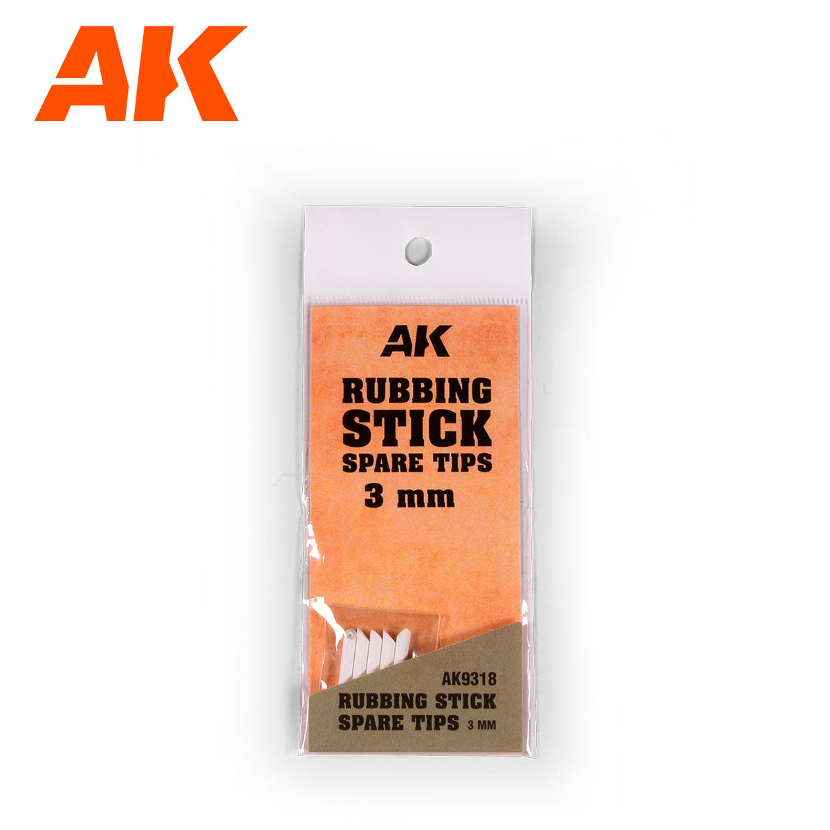 AK Interactive Rubbing Stick Spare Tips 3mm | 8435568330597