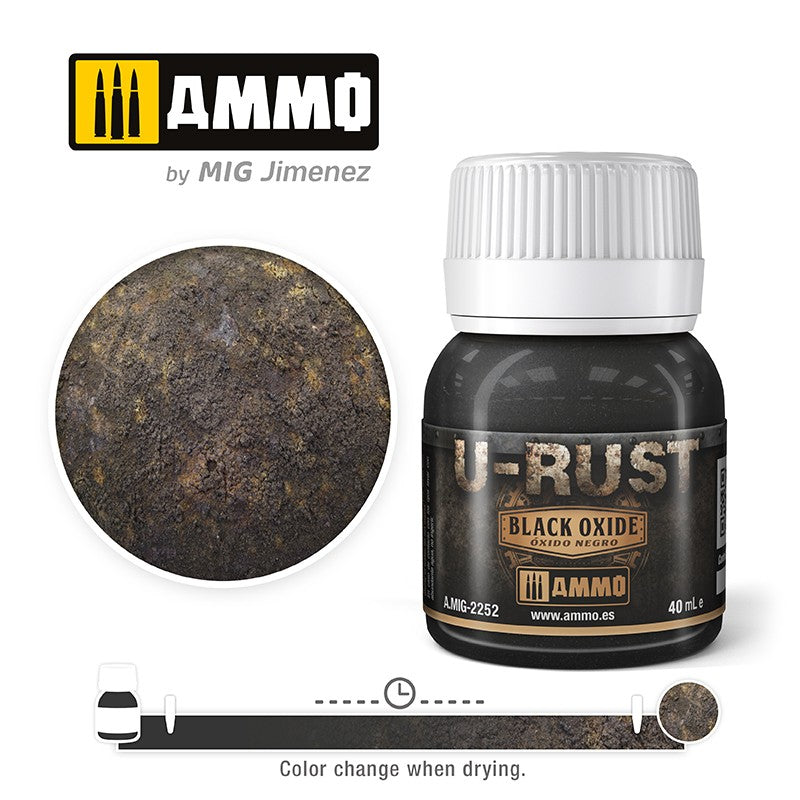 Ammo Mig U-Rust Black Oxide 40ml | 8432074022527