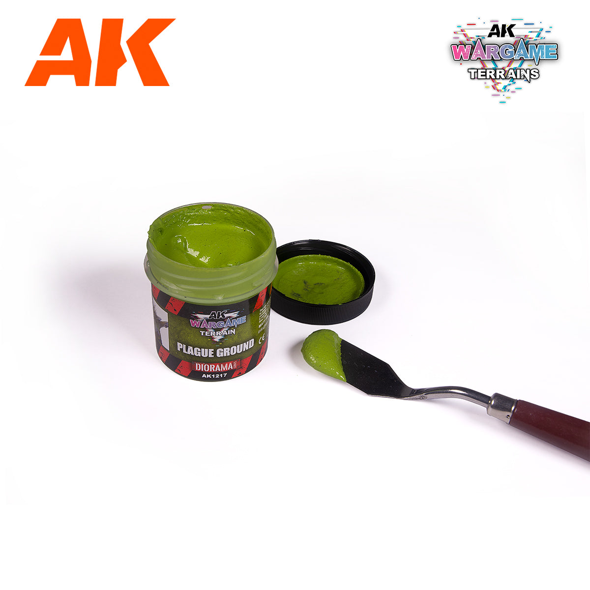 AK Interactive Wargame Battle Ground Terrains Plague Ground - 100ml (Acrylic) | 8435568330917