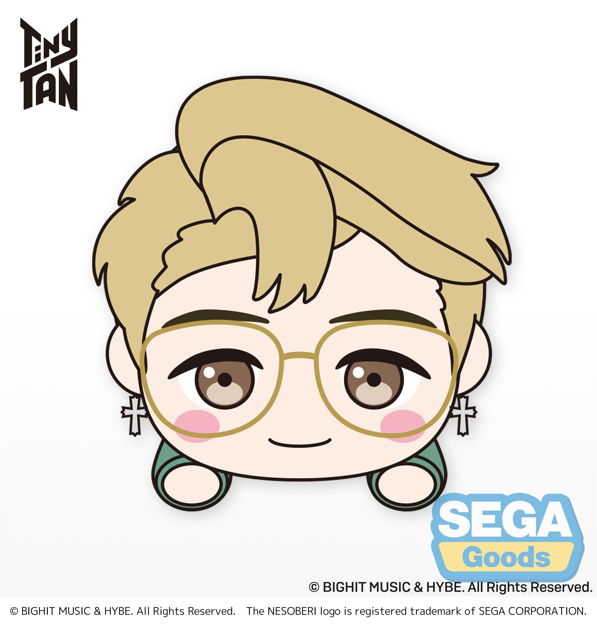 SEGA TinyTAN Series Dynamite Jimin Nesoberi (Lay-Down) Tera Jumbo Plush | 4580779526483