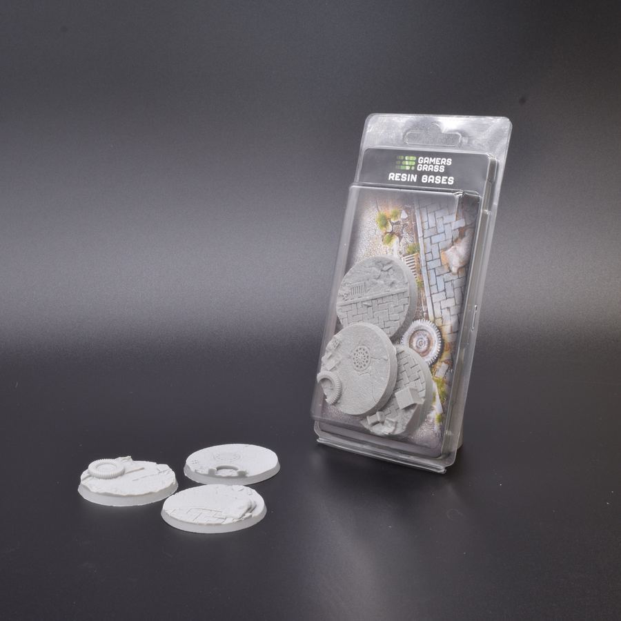 Gamers Grass Resin Bases - Urban Warfare - Round 50mm (x3) | 738956789730