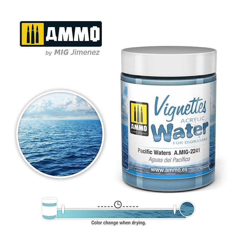 Ammo Mig Pacific Waters 100ml | 8432074022411