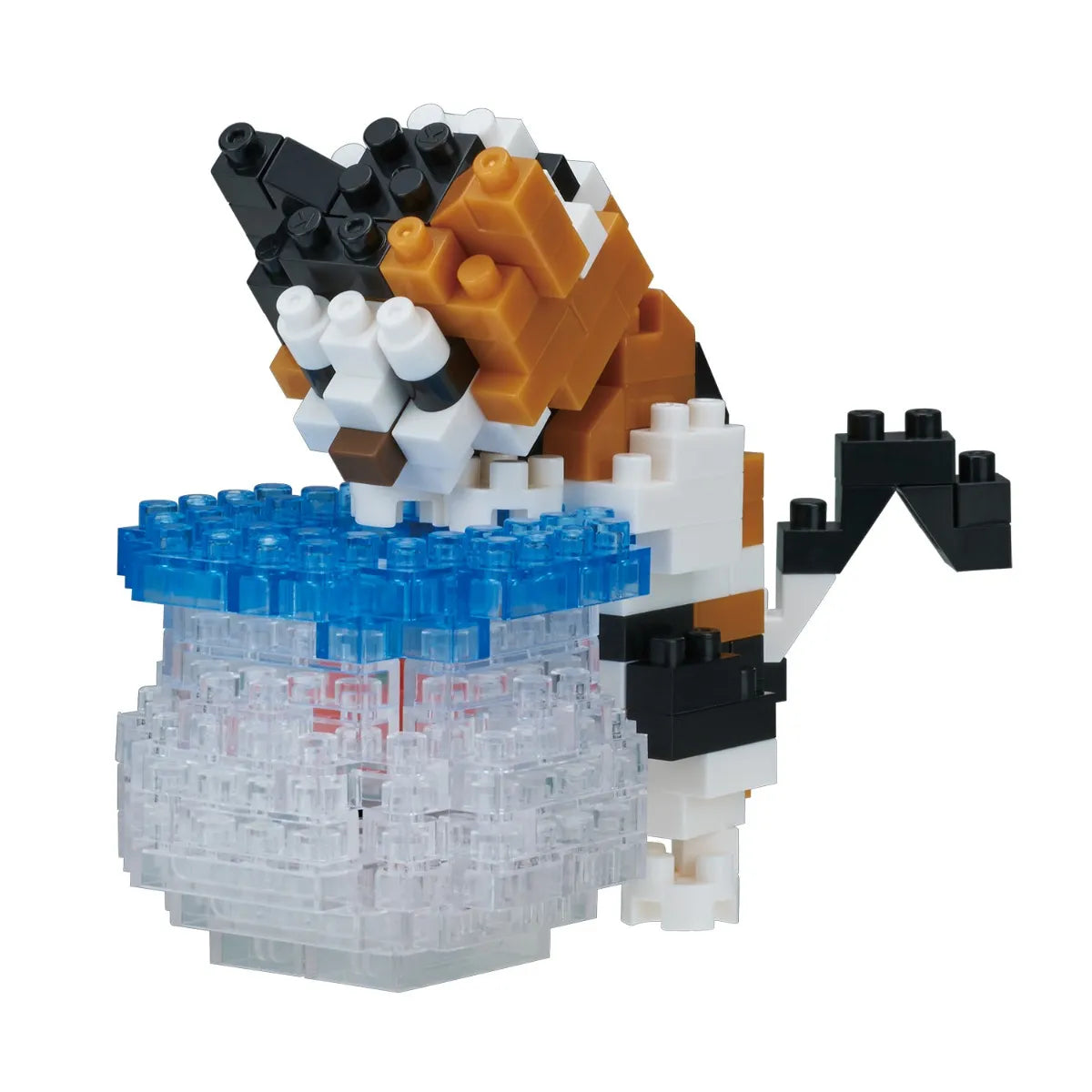Nanoblock Collection Series Fishbowl Cat "Cats" | 4972825210871