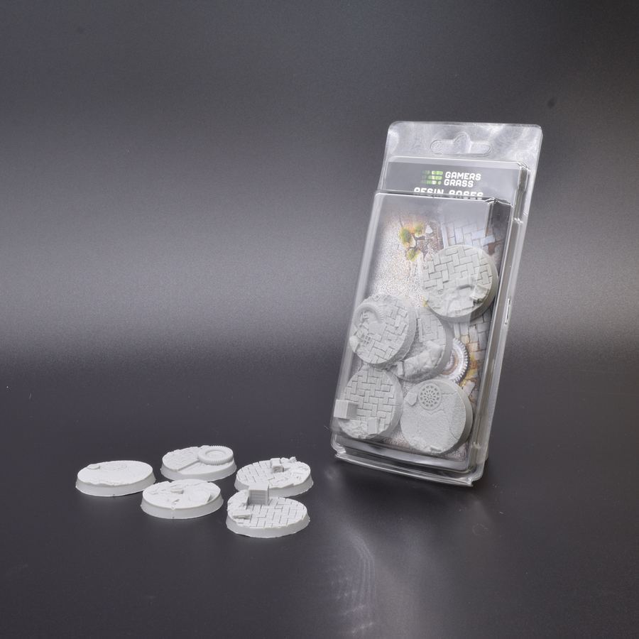 Gamers Grass Resin Bases - Urban Warfare - Round 40mm (x5) | 738956789723