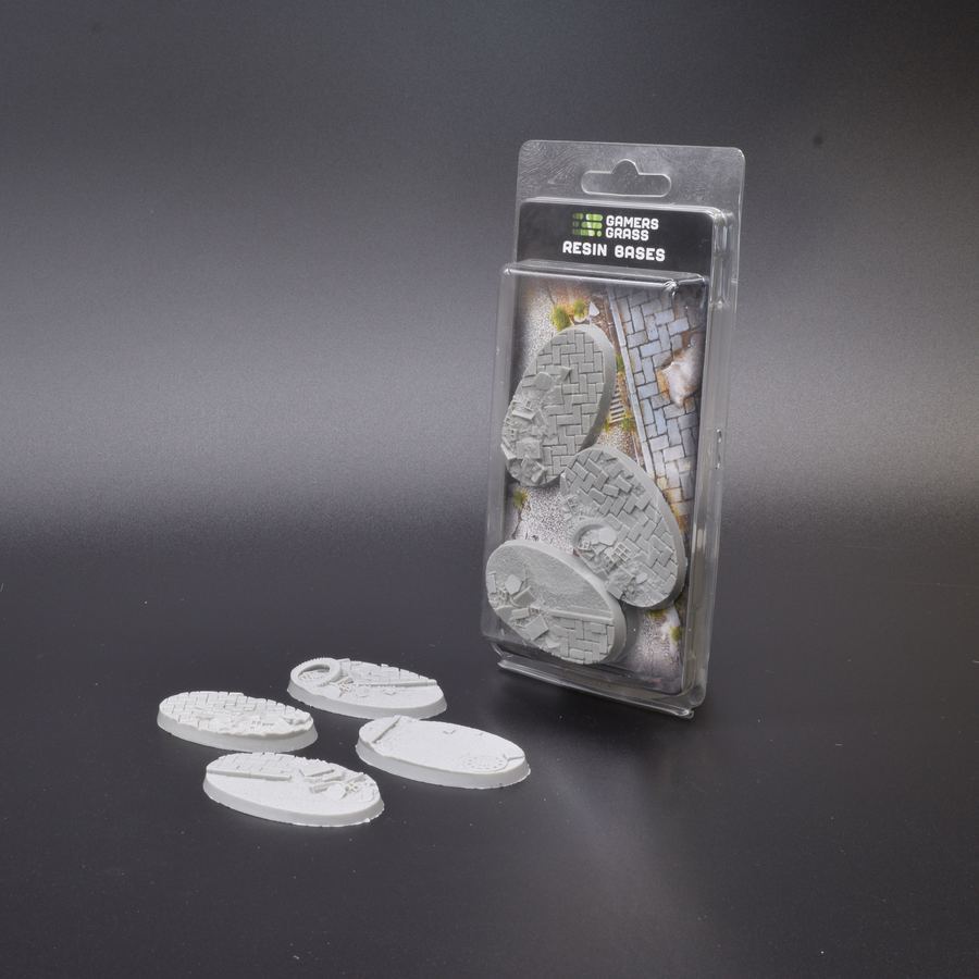 Gamers Grass Resin Bases - Urban Warfare - Oval 60mm (x4) | 738956789761