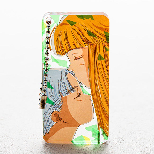 Please Save My Earth Series Rin and Alice Acrylic Domino Keychain | 4935228507436