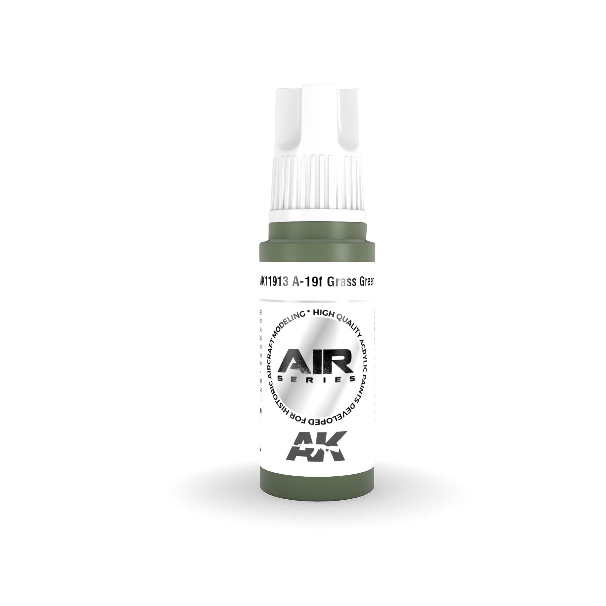 AK Interactive 3G Air - A-19f Grass Green | 8435568315778