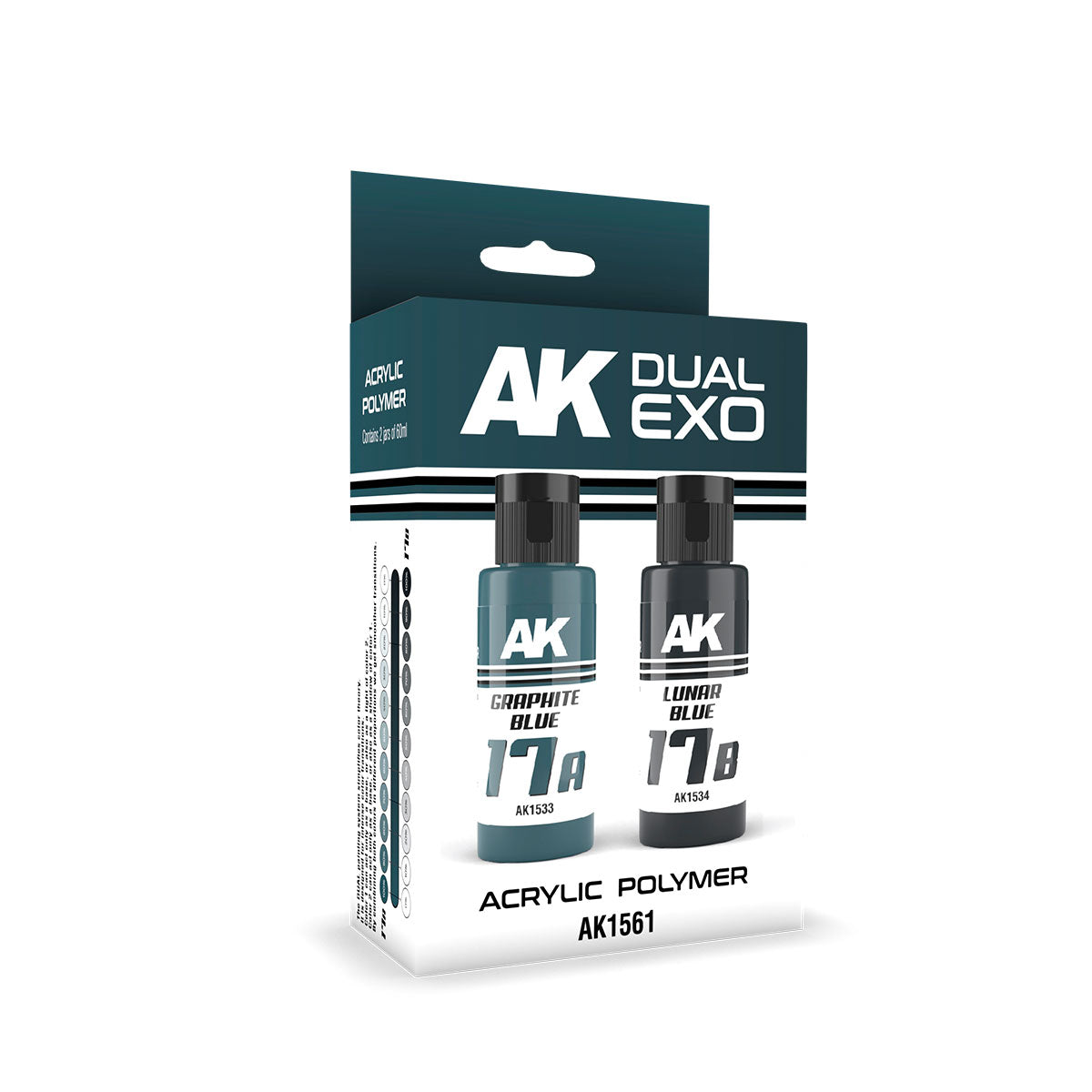 Ak Interactive Graphite Blue & Lunar Blue Dual Exo Paint Set | 8435568327931