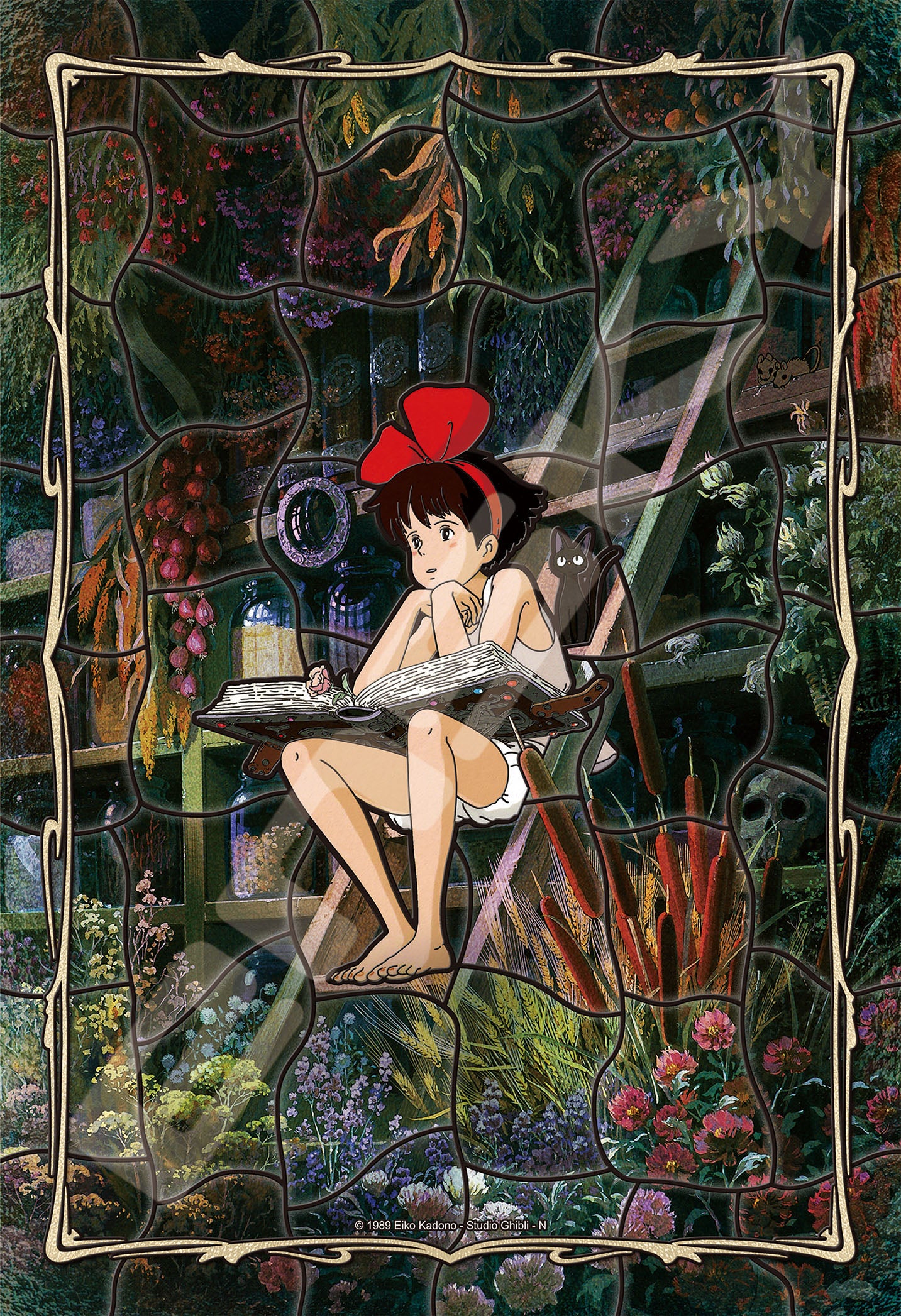 Ensky Artcrystal Puzzle Kiki's Delivery Service "A Girl's Time" 300P Artcrystal Jigsaw Puzzle (300-AC055) | 4970381512385