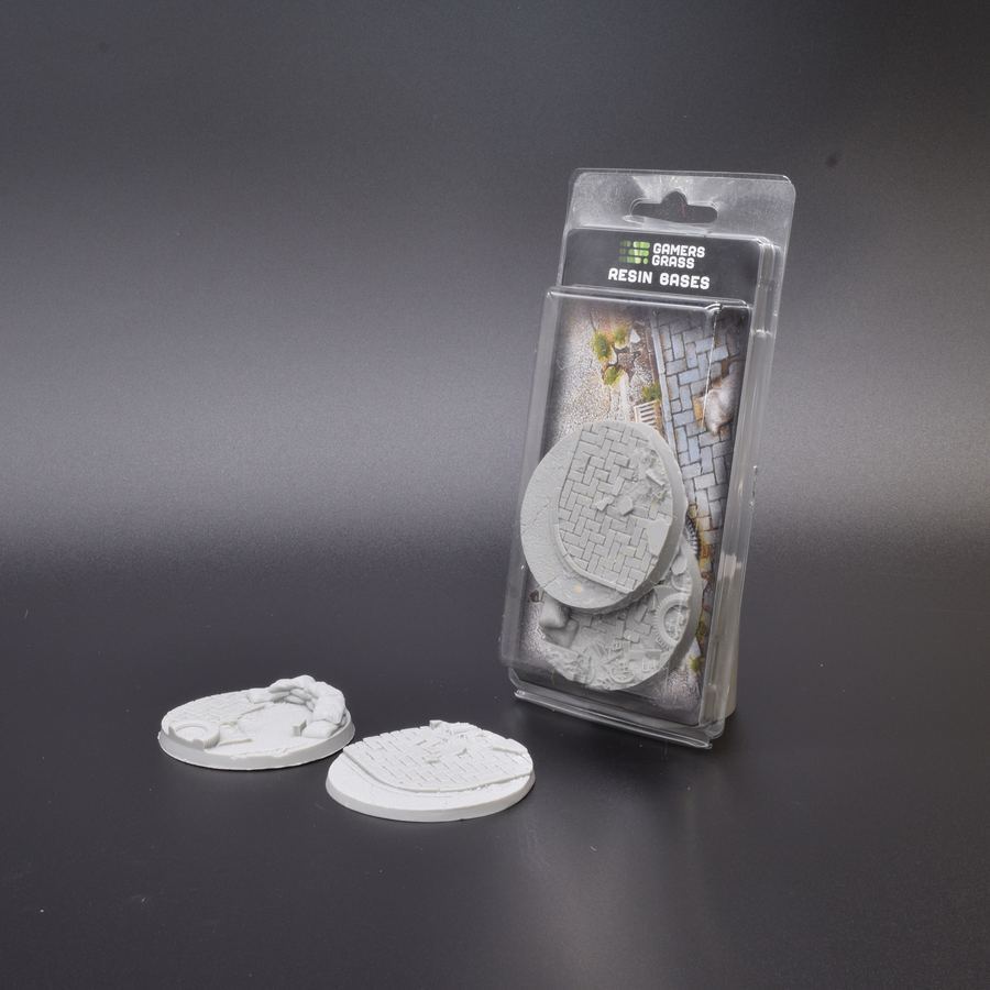 Gamers Grass Resin Bases - Urban Warfare - Round 60mm (x2) | 738956789747