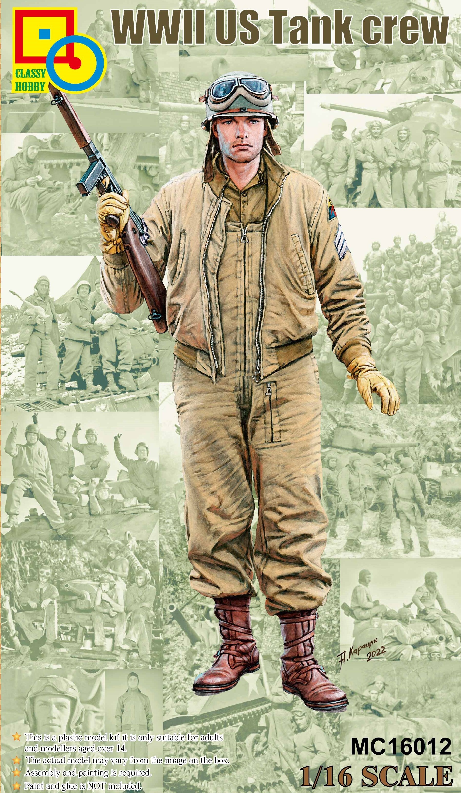 Classy Hobby 1/16 WWII US Tank Crew | 2123416012004