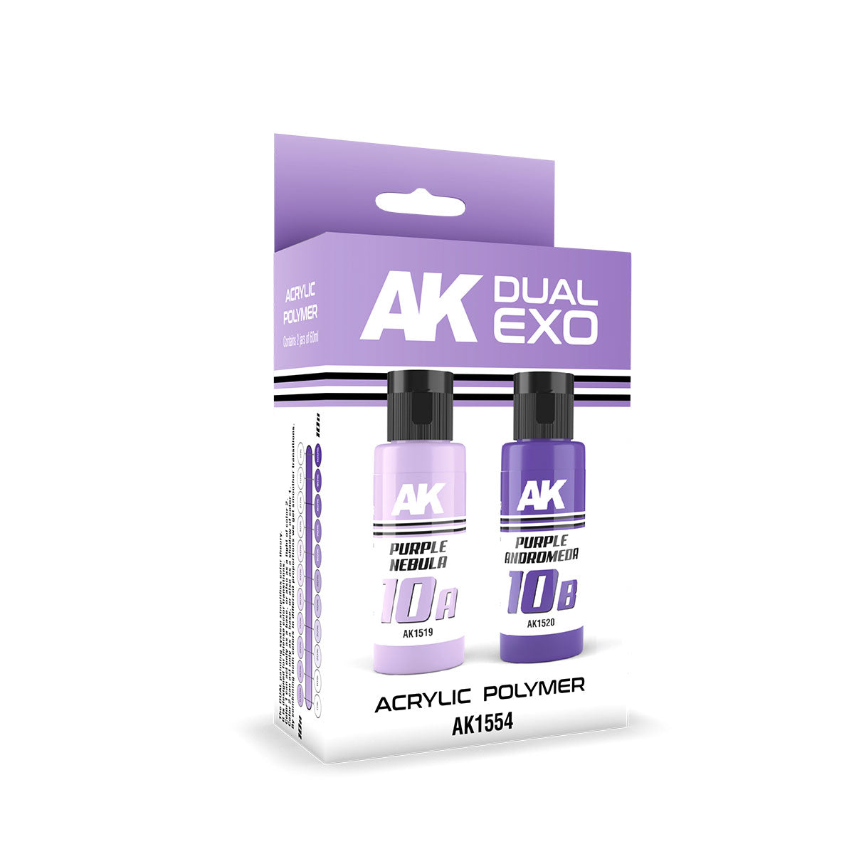 Ak Interactive Purple Nebula & Purple Andromeda Dual Exo Paint Set | 8435568327863