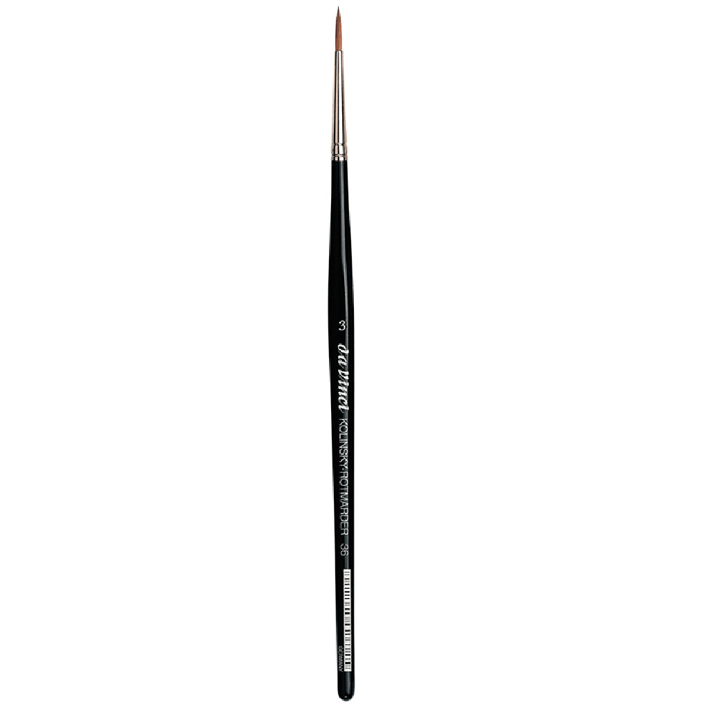 Da Vinci Red Sable Series 36 Watercolor Brush - Round, Size 3 | 4017505005917