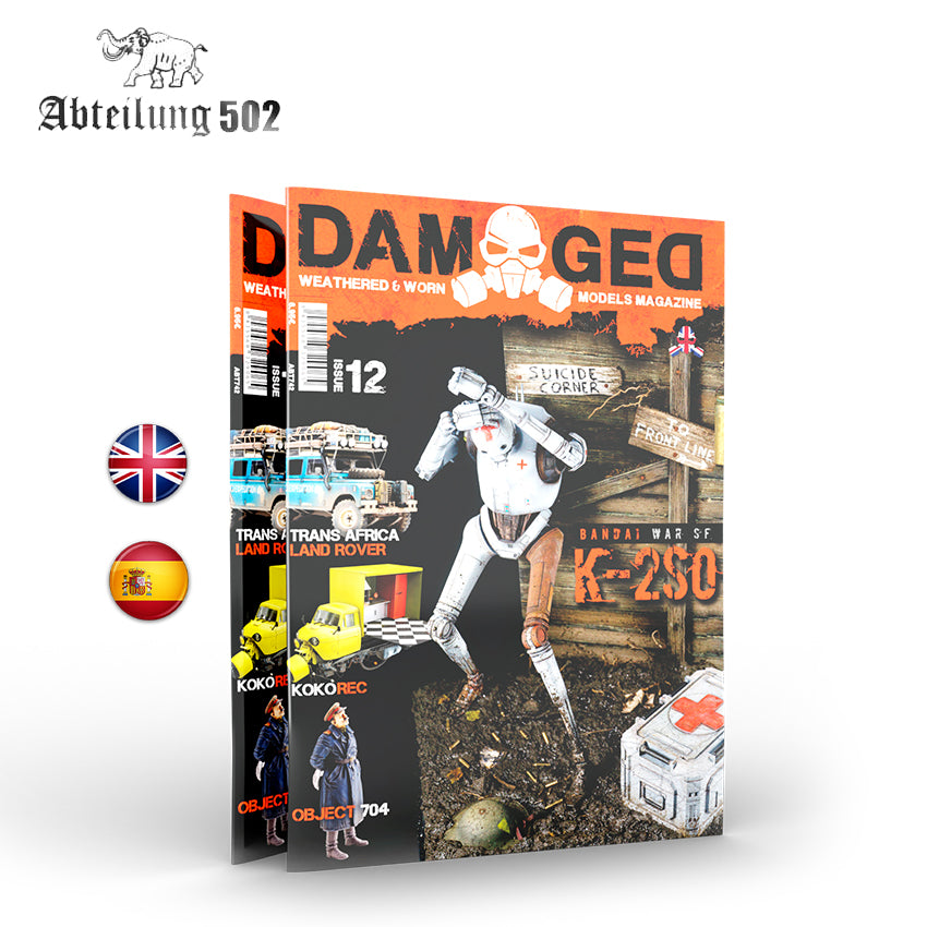 Abteilung502 DAMAGED, Worn and Weathered Models Magazine - 12 (English) | 8435568329065