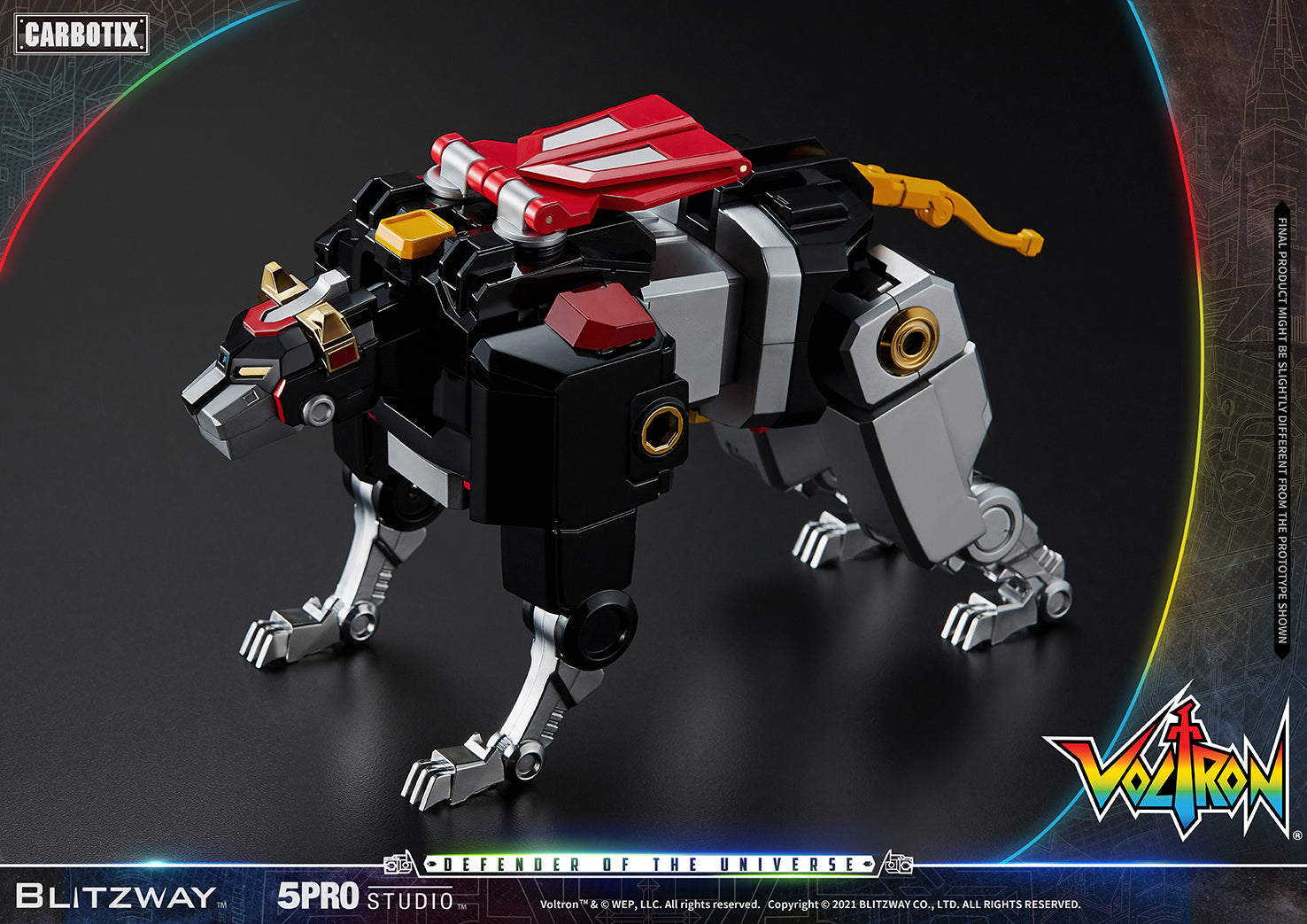 Blitzway 'Voltron' 5Pro Studio CARBOTIX Series, Action Figure | 8809321479531