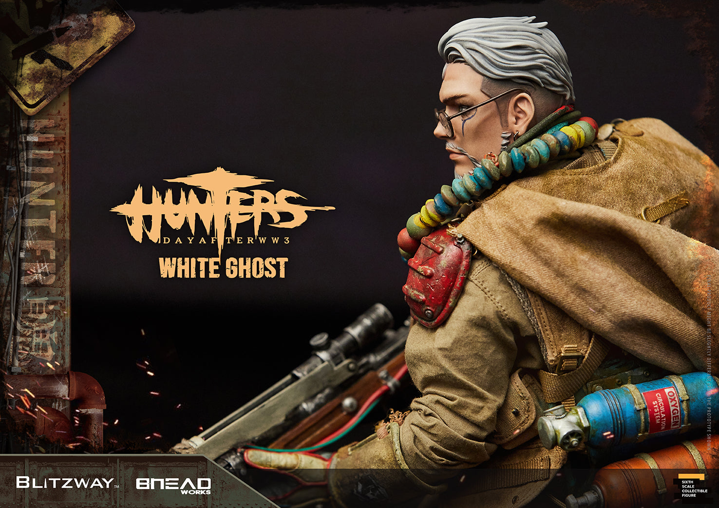 Blitzway 1/6 White Ghost "HUNTERS : Day After WWlll", Action Figure | 8809321479562
