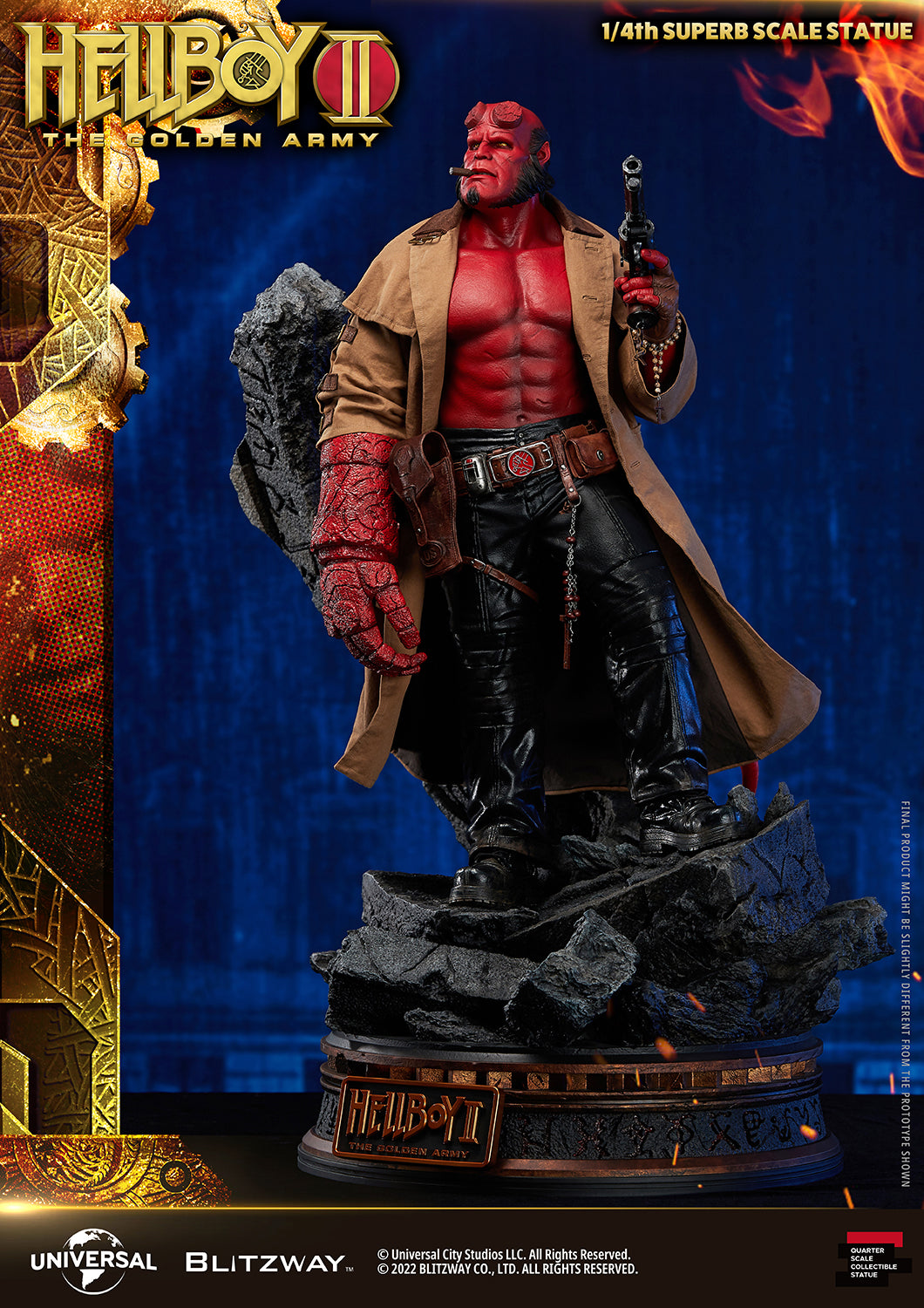 Blitzway 1/4 Superb Scale Statue "Hellboy II: The Golden Army" | 8809321479579