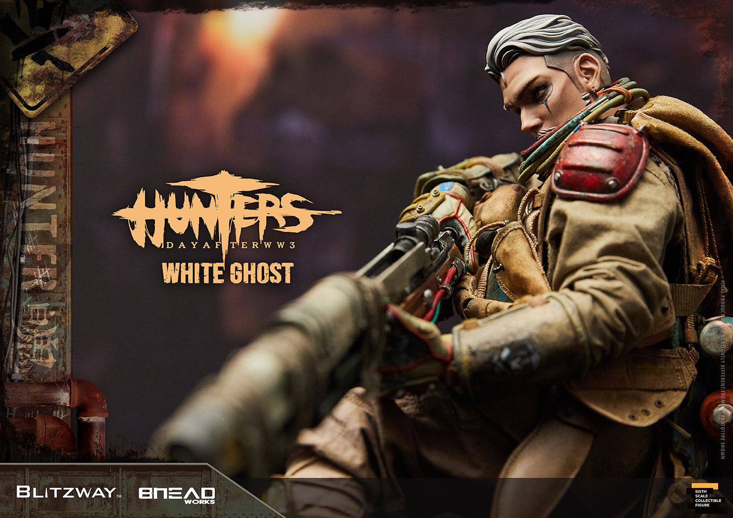 Blitzway 1/6 White Ghost "HUNTERS : Day After WWlll", Action Figure | 8809321479562