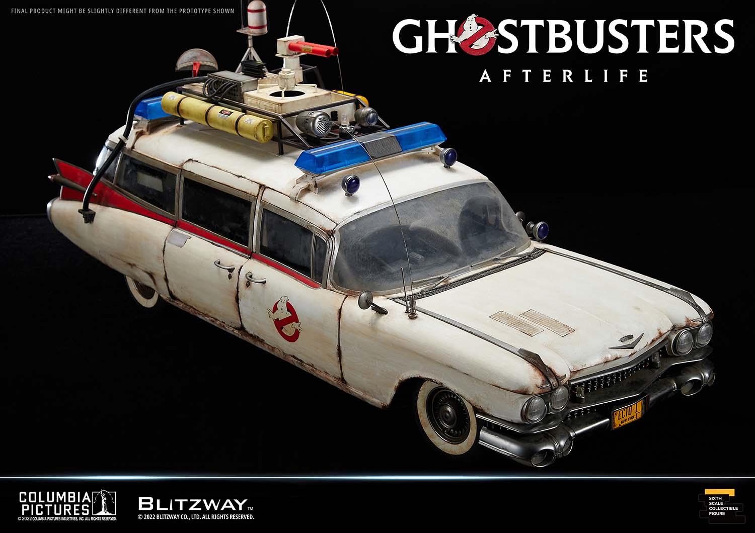 Blitzway 1/6 Scale Vehicle ECTO-1 "Ghostbusters: Afterlife" | 8809321479593