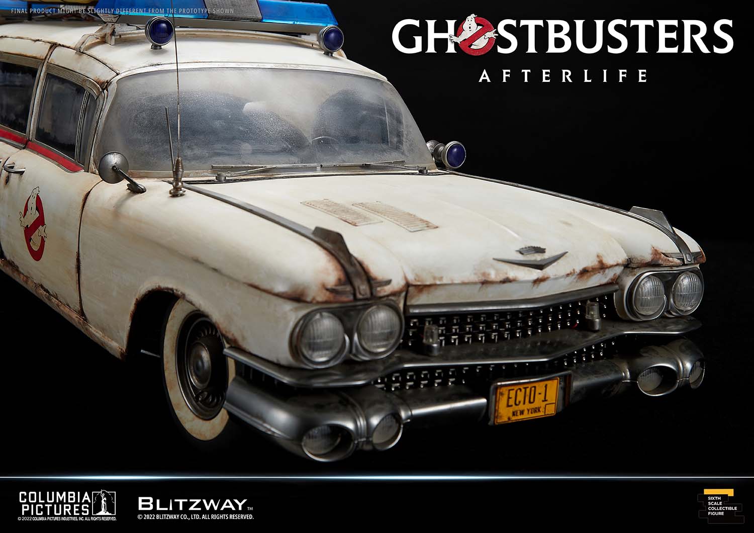 Blitzway 1/6 Scale Vehicle ECTO-1 "Ghostbusters: Afterlife" | 8809321479593