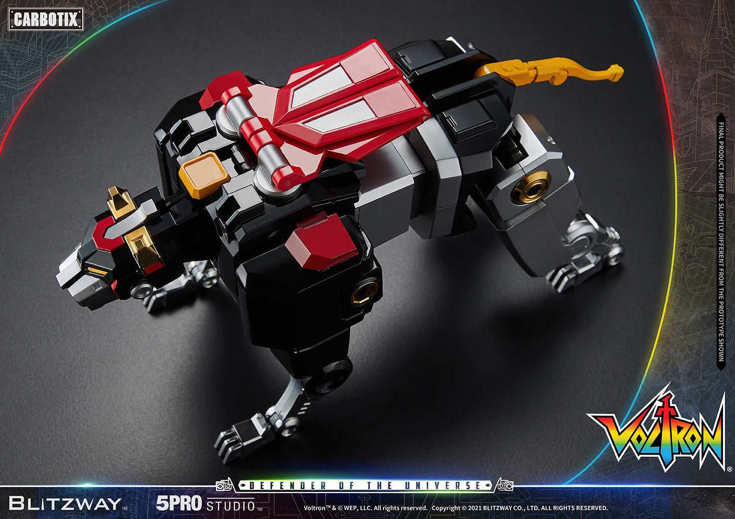 Blitzway 'Voltron' 5Pro Studio CARBOTIX Series, Action Figure | 8809321479531