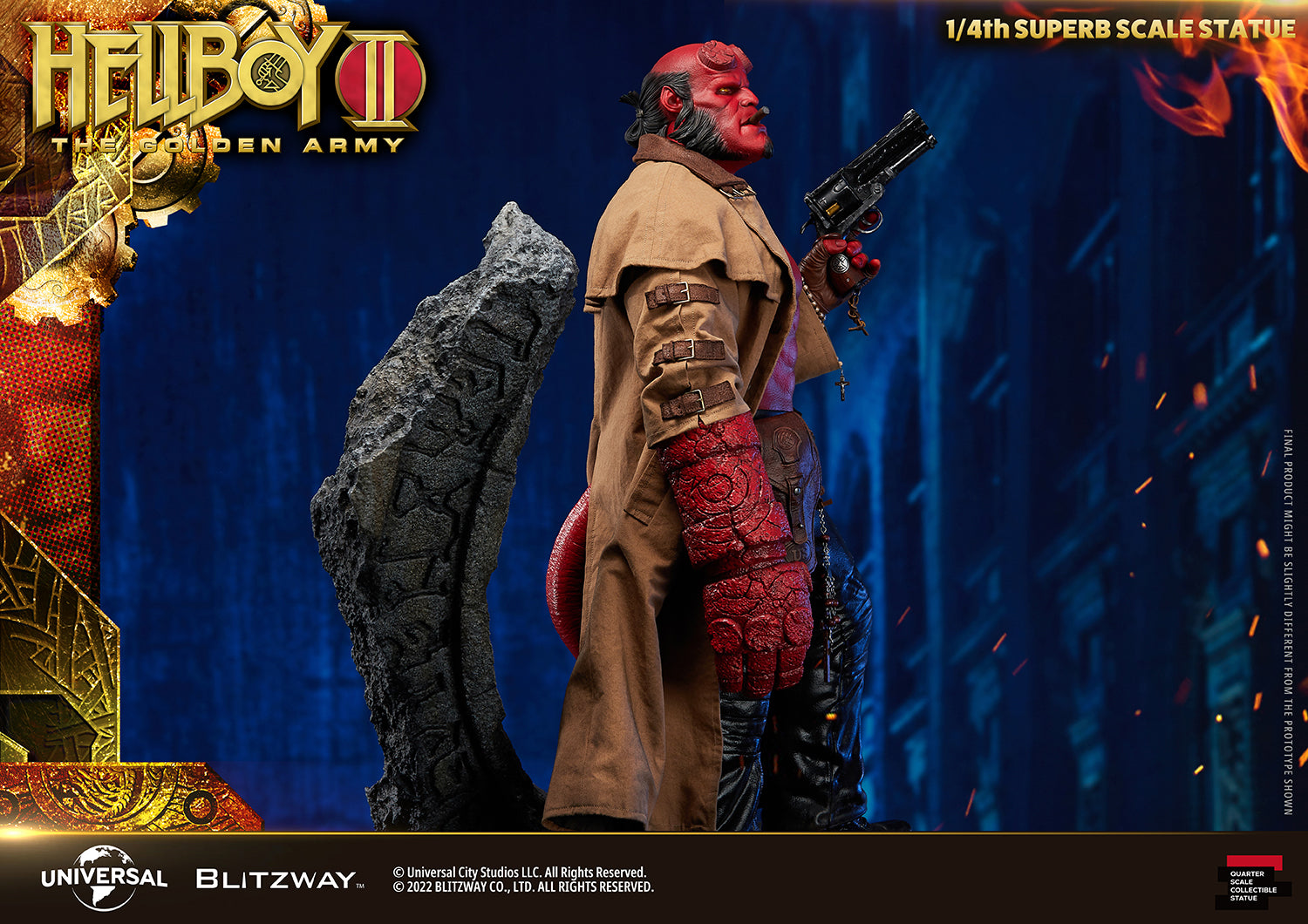 Blitzway 1/4 Superb Scale Statue "Hellboy II: The Golden Army" | 8809321479579
