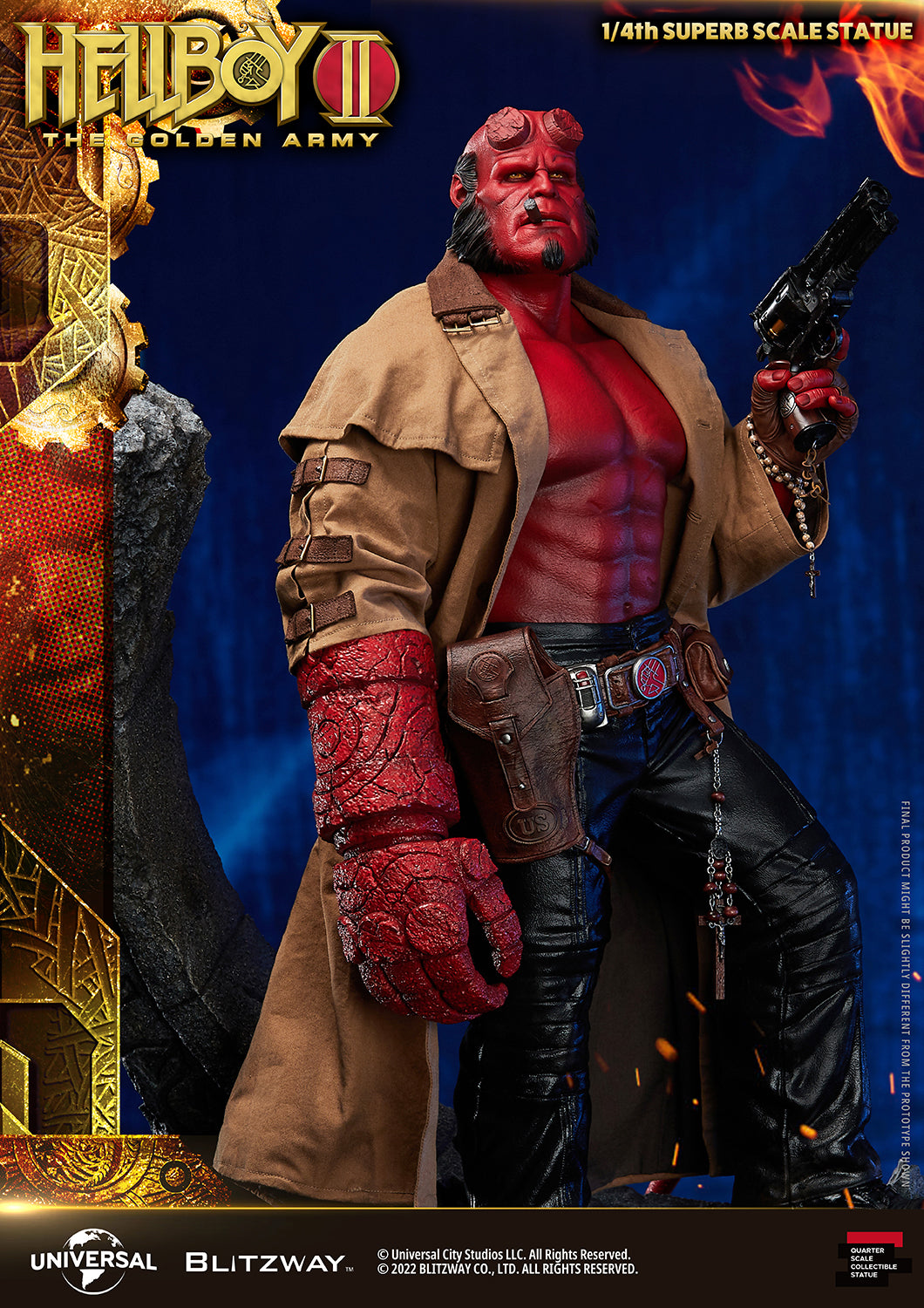 Blitzway 1/4 Superb Scale Statue "Hellboy II: The Golden Army" | 8809321479579