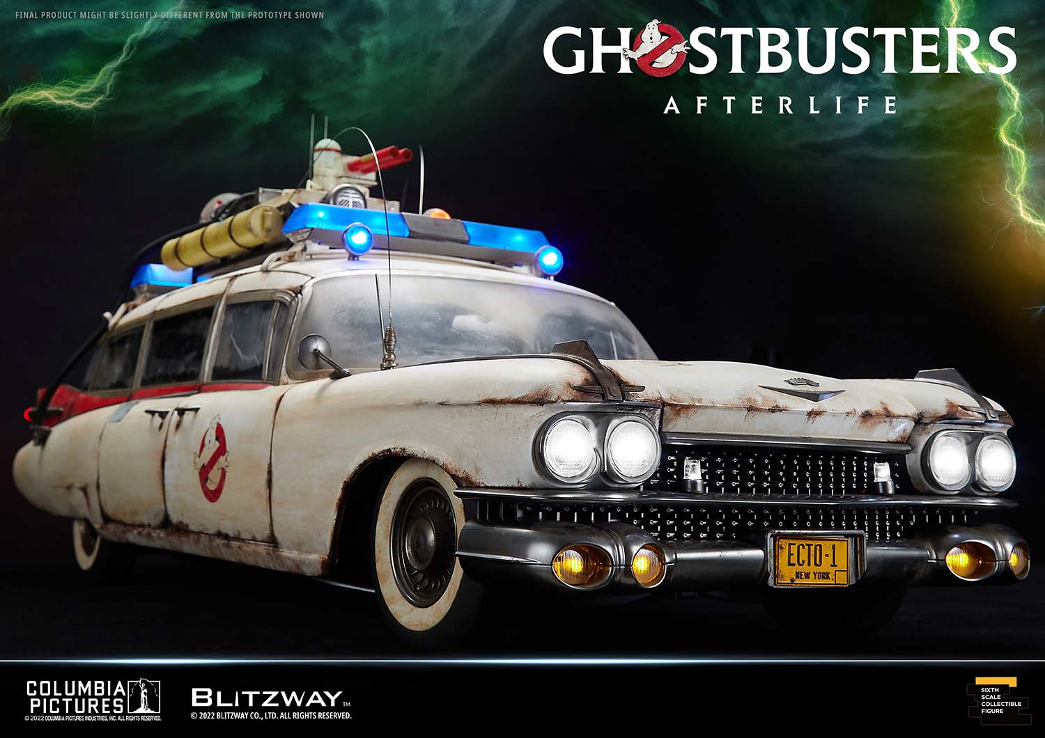 Blitzway 1/6 Scale Vehicle ECTO-1 "Ghostbusters: Afterlife" | 8809321479593