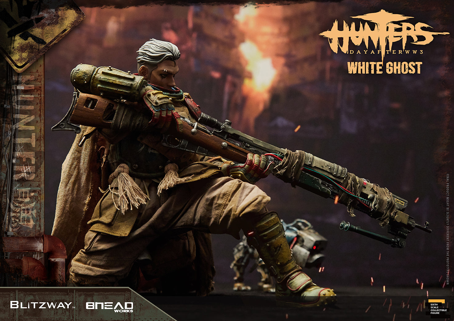 Blitzway 1/6 White Ghost "HUNTERS : Day After WWlll", Action Figure | 8809321479562