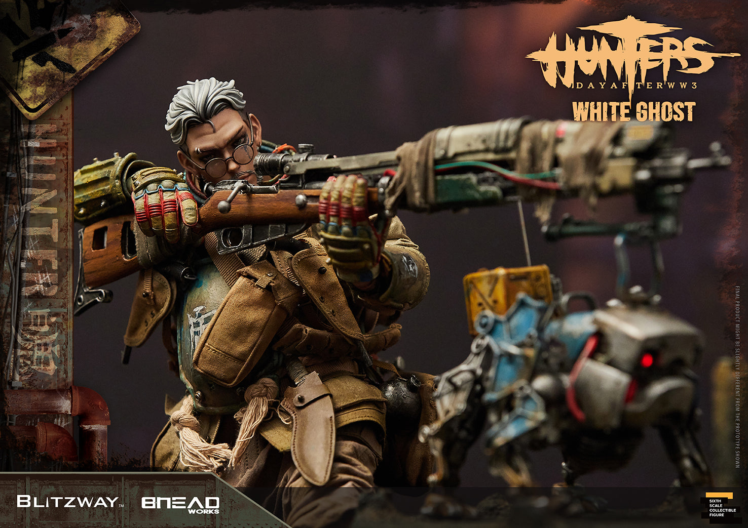 Blitzway 1/6 White Ghost "HUNTERS : Day After WWlll", Action Figure | 8809321479562