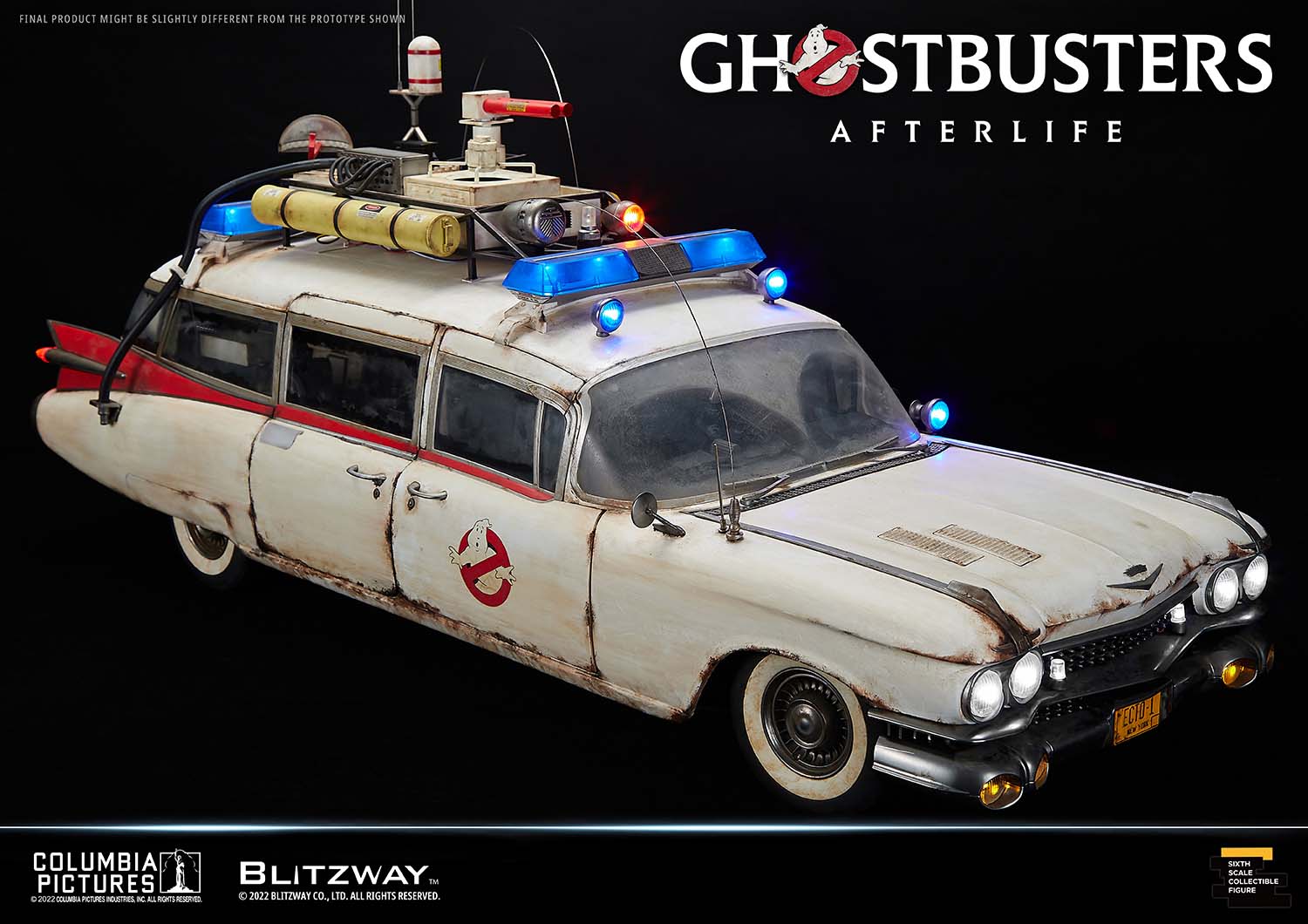 Blitzway 1/6 Scale Vehicle ECTO-1 "Ghostbusters: Afterlife" | 8809321479593