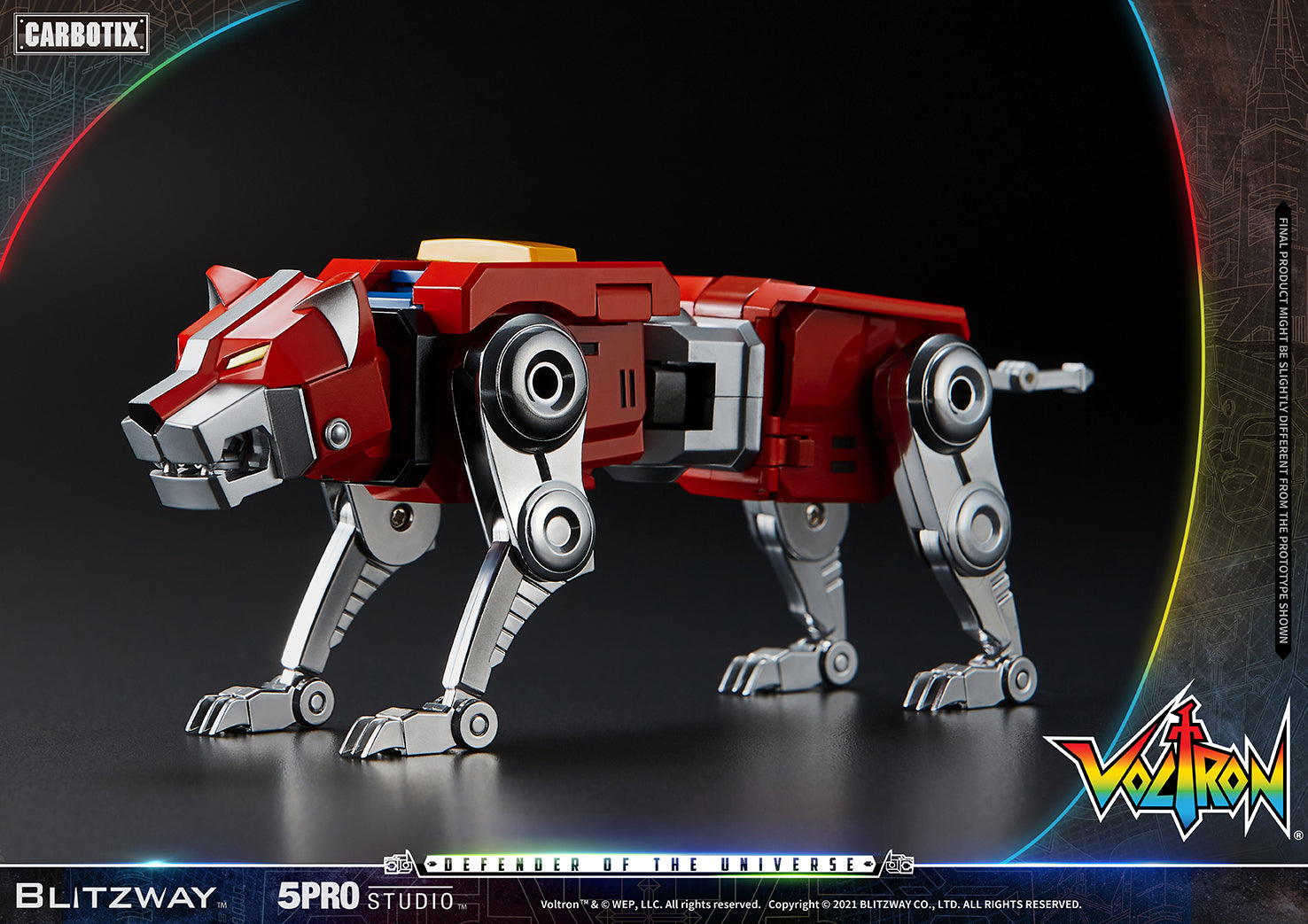 Blitzway 'Voltron' 5Pro Studio CARBOTIX Series, Action Figure | 8809321479531