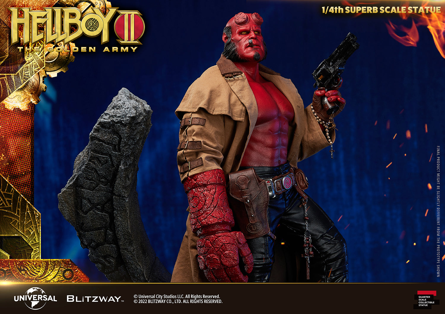 Blitzway 1/4 Superb Scale Statue "Hellboy II: The Golden Army" | 8809321479579