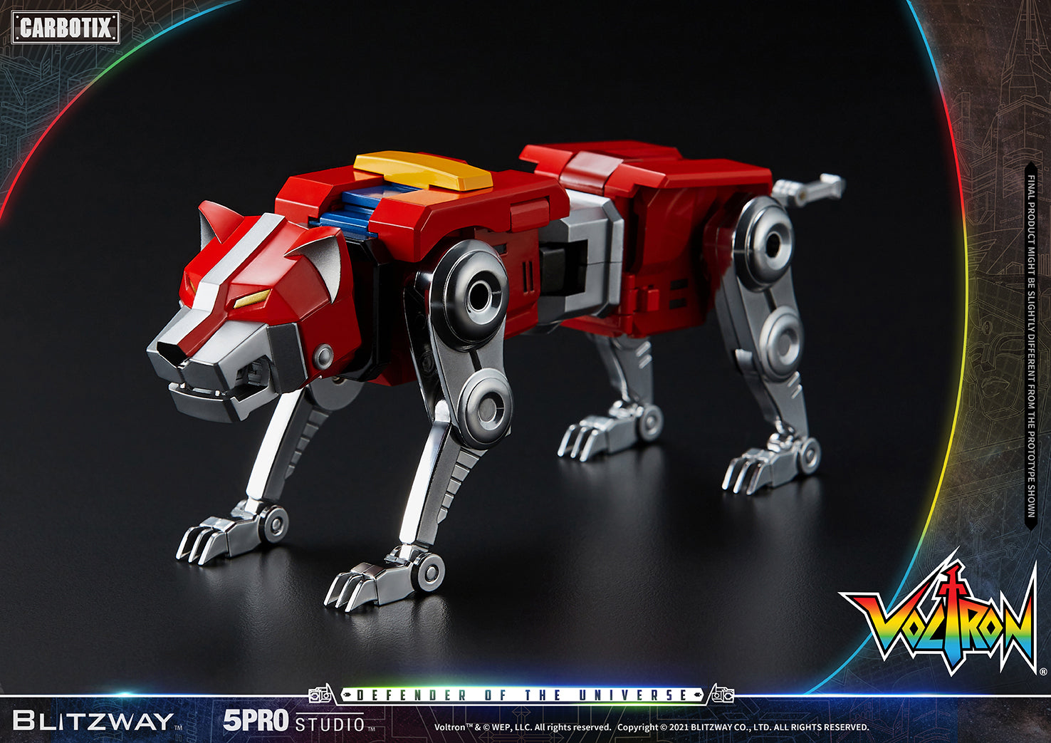 Blitzway 'Voltron' 5Pro Studio CARBOTIX Series, Action Figure | 8809321479531