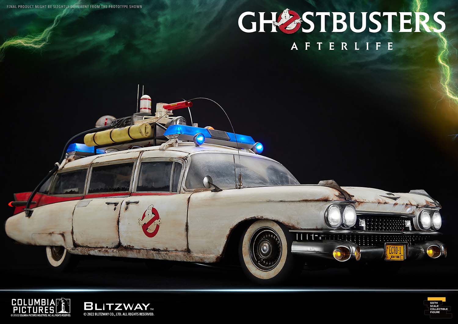 Blitzway 1/6 Scale Vehicle ECTO-1 "Ghostbusters: Afterlife" | 8809321479593