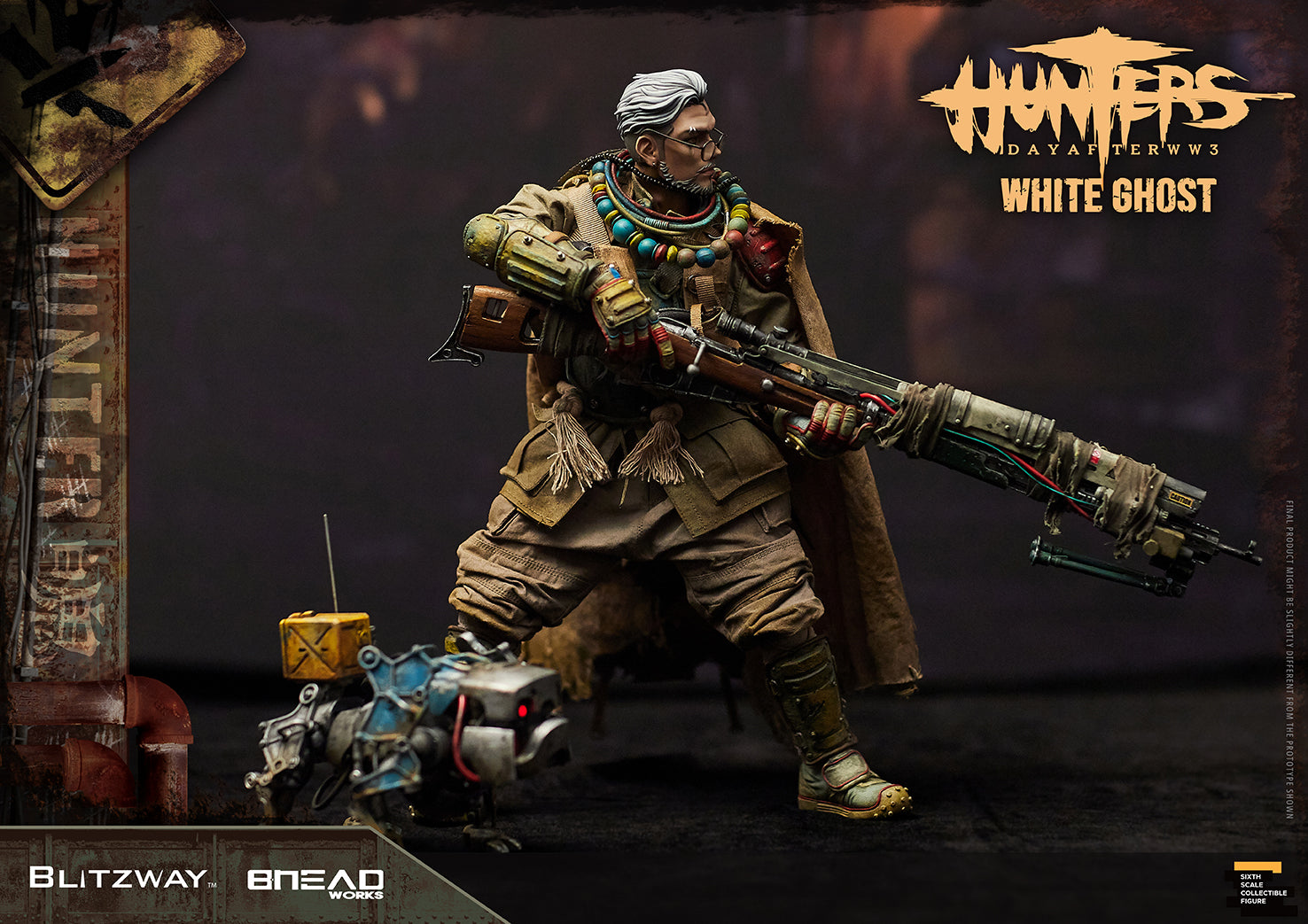 Blitzway 1/6 White Ghost "HUNTERS : Day After WWlll", Action Figure | 8809321479562