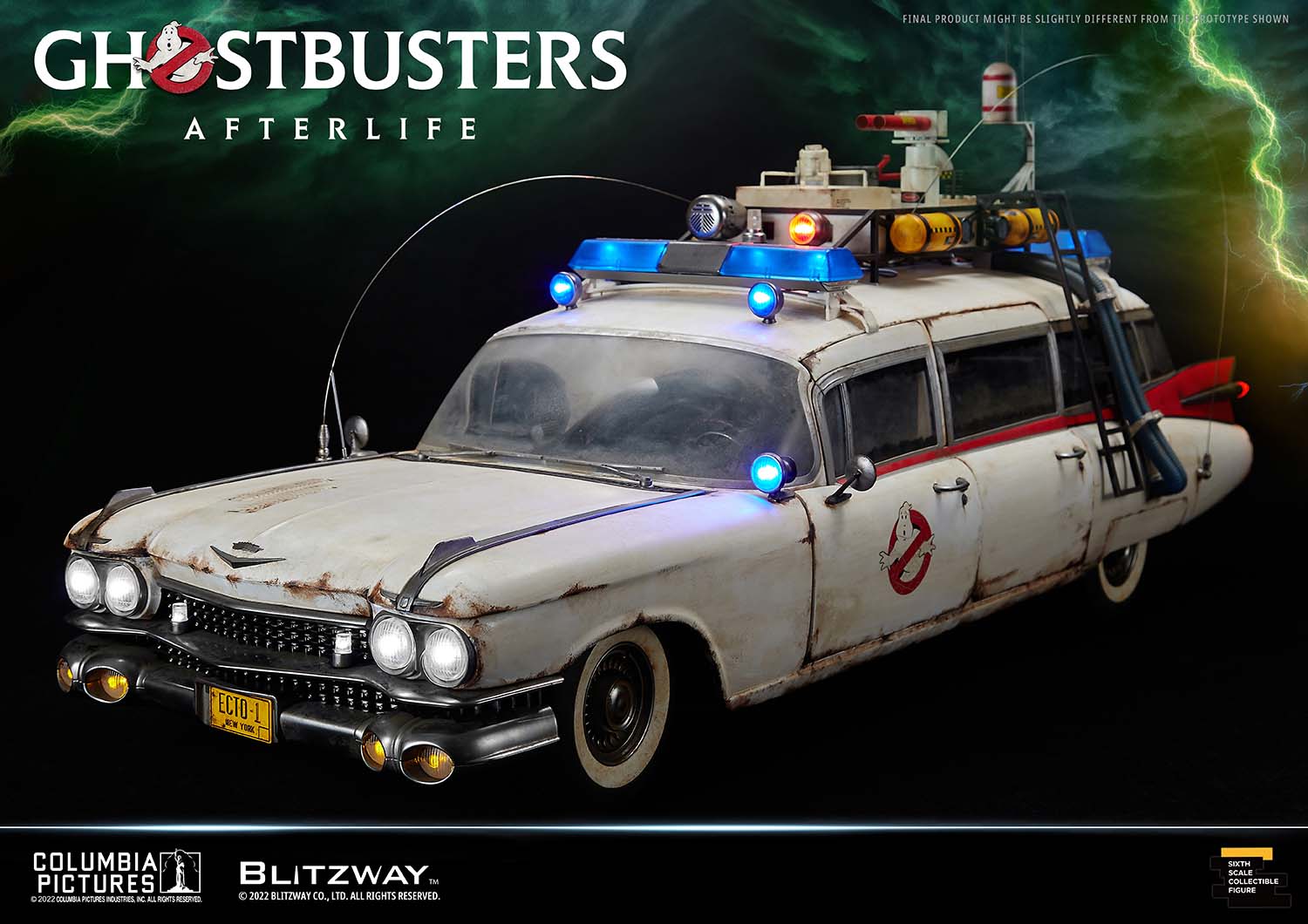 Blitzway 1/6 Scale Vehicle ECTO-1 "Ghostbusters: Afterlife" | 8809321479593