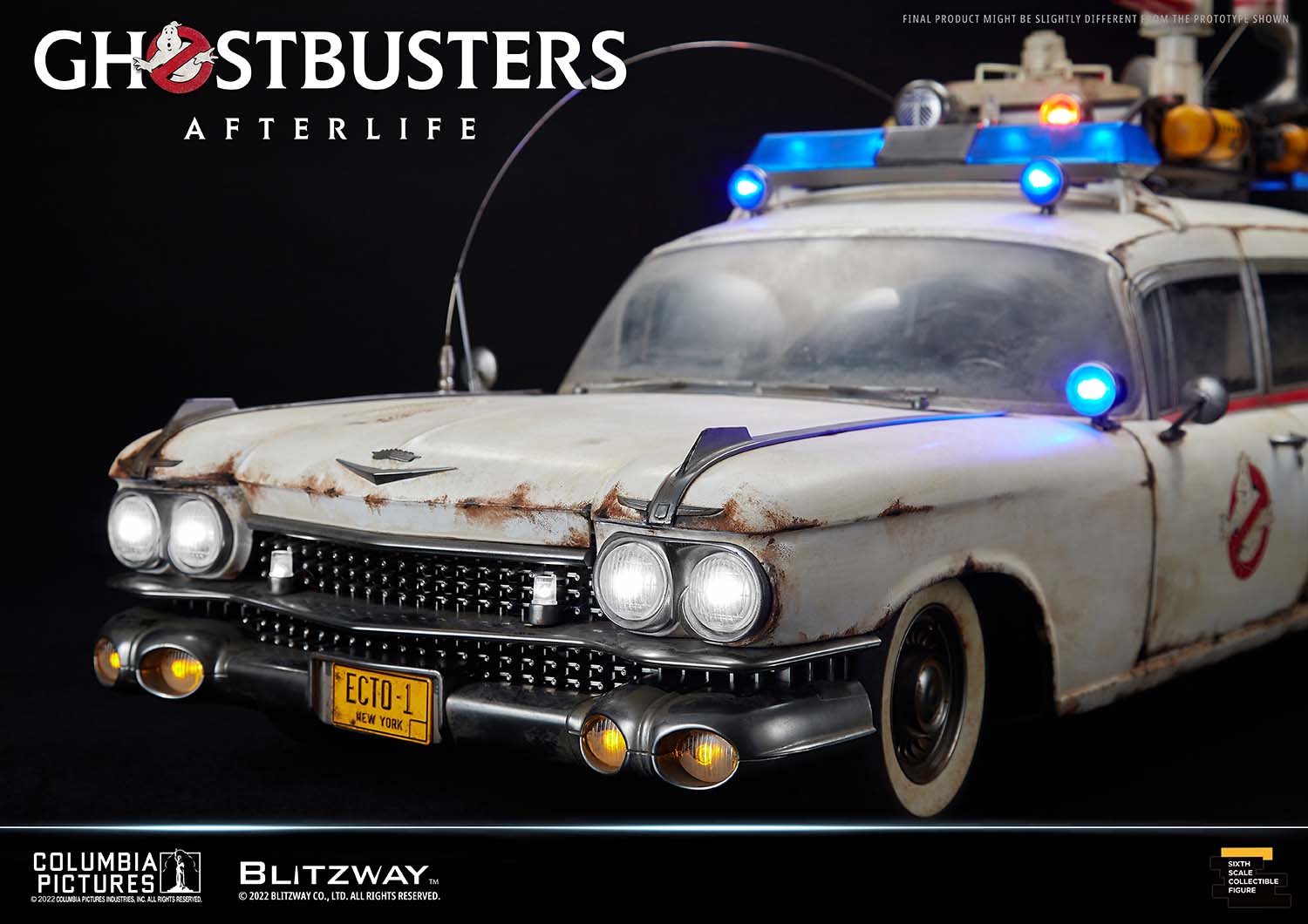 Blitzway 1/6 Scale Vehicle ECTO-1 "Ghostbusters: Afterlife" | 8809321479593