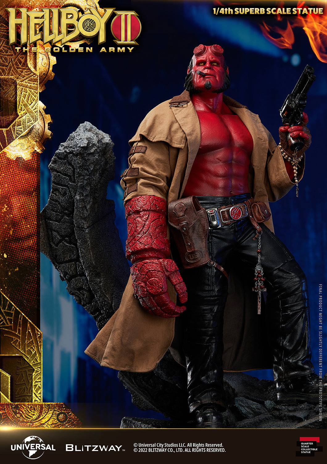 Blitzway 1/4 Superb Scale Statue "Hellboy II: The Golden Army" | 8809321479579