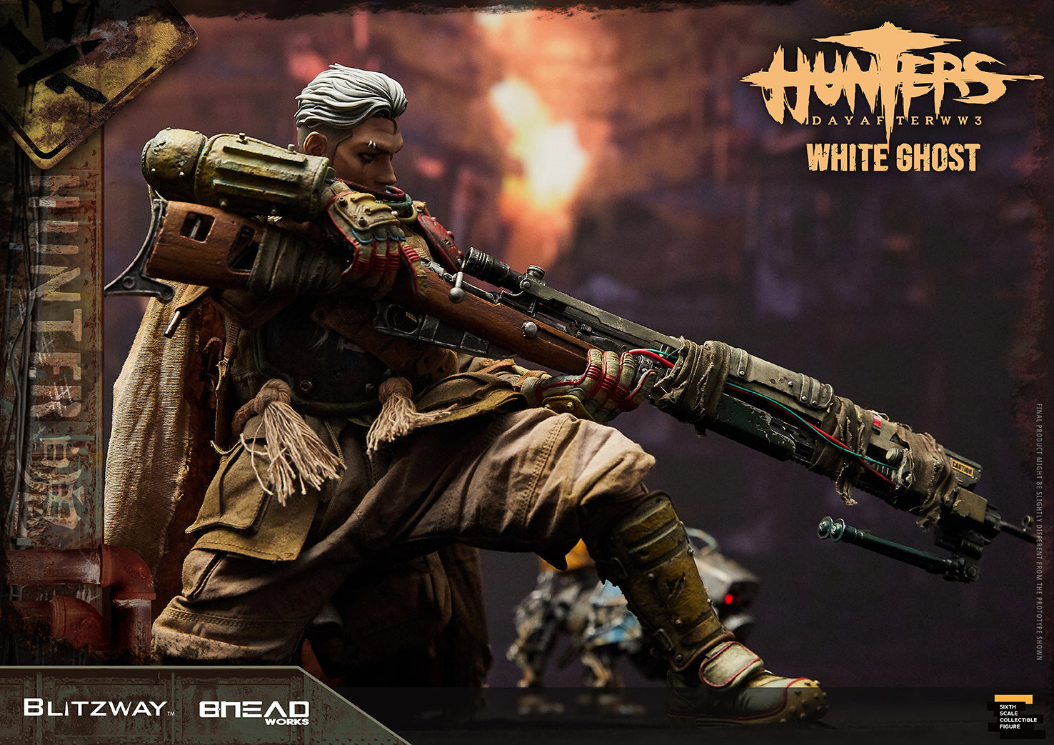 Blitzway 1/6 White Ghost "HUNTERS : Day After WWlll", Action Figure | 8809321479562