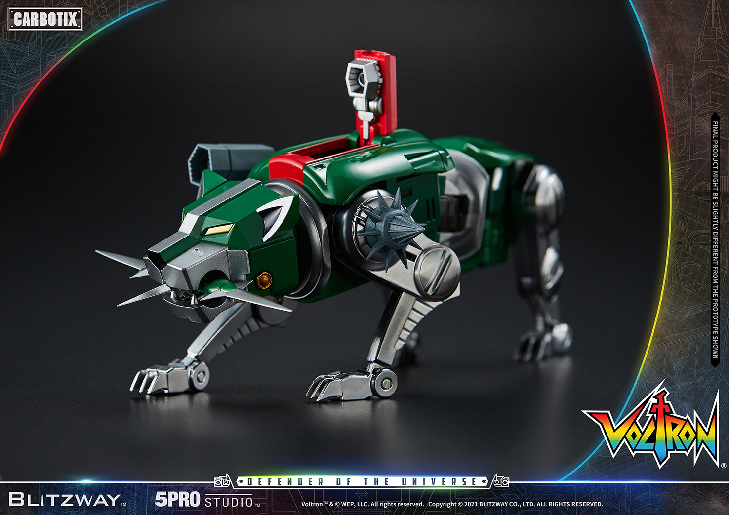 Blitzway 'Voltron' 5Pro Studio CARBOTIX Series, Action Figure | 8809321479531
