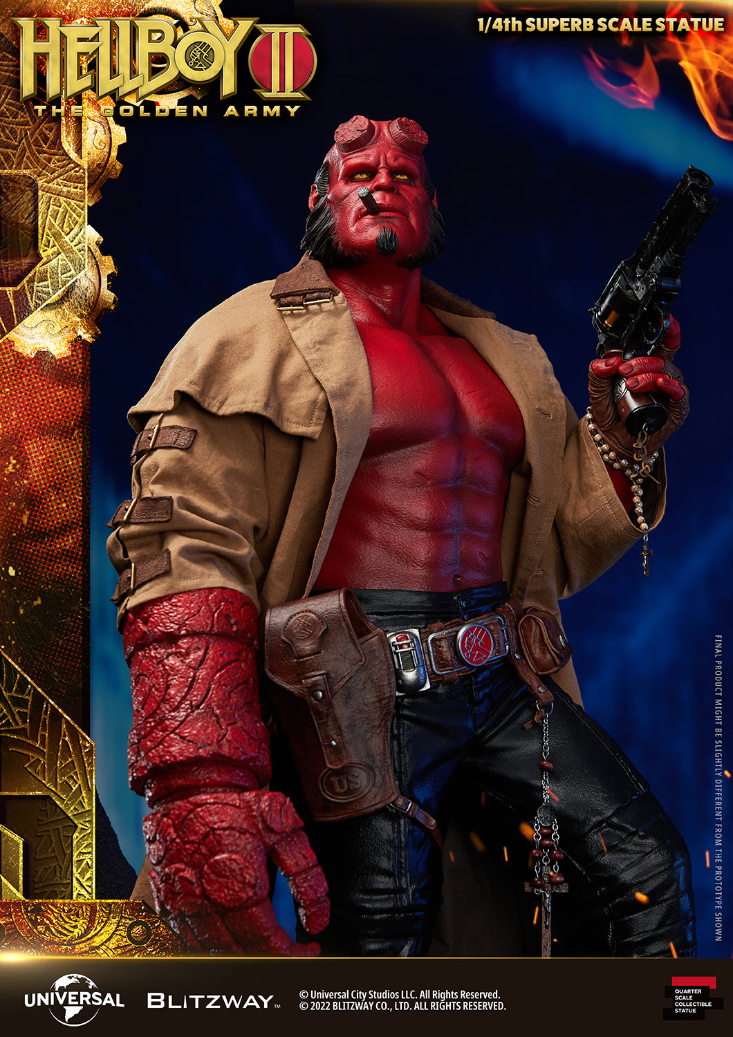 Blitzway 1/4 Superb Scale Statue "Hellboy II: The Golden Army" | 8809321479579